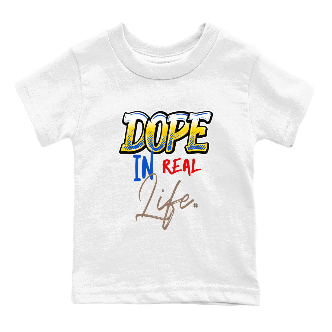 Dope In Real Life snkmatch Tees Kids - Air Jordan 1 Travis Scott Canary