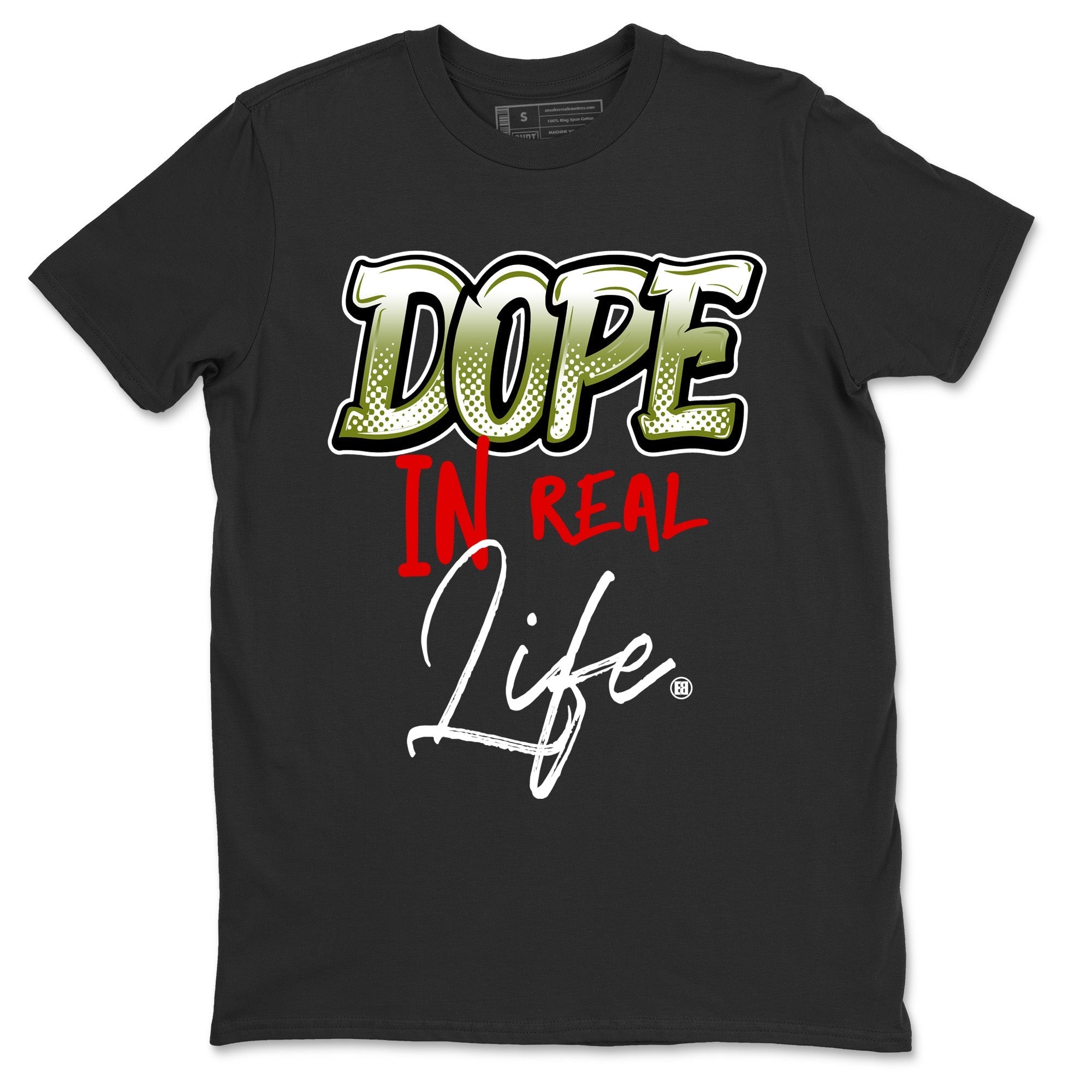 Dope In Real Life Unisex Tops - Air Jordan 1 Travis Scott Olive