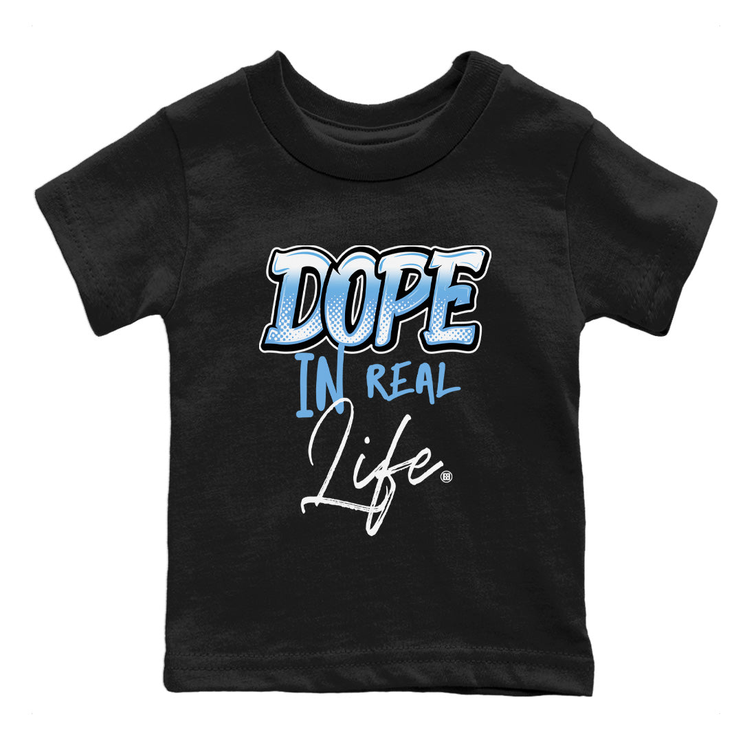 Dope In Real Life Kids Tops - Air Jordan 1 UNC Toe