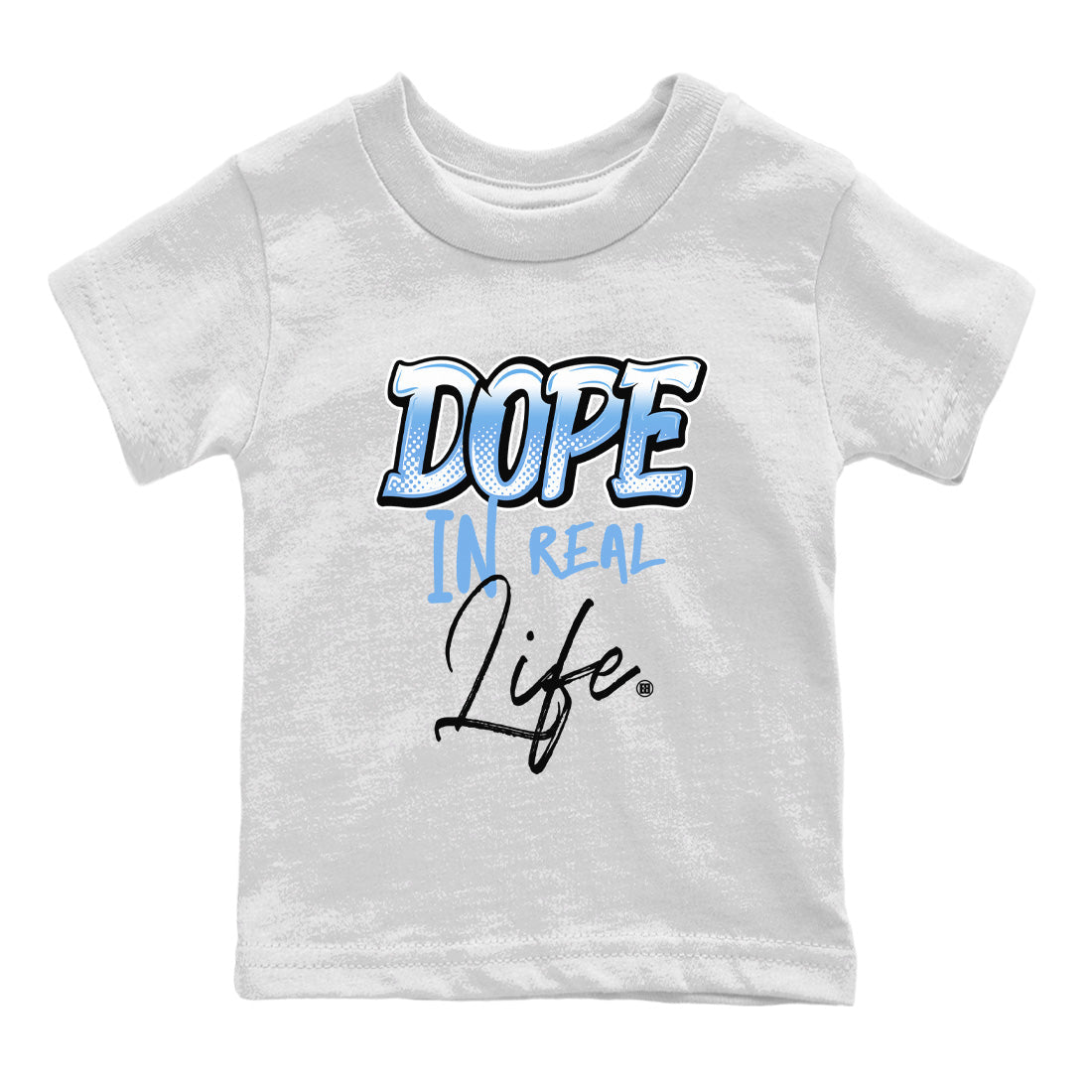 Dope In Real Life Kids Tops - Air Jordan 1 UNC Toe