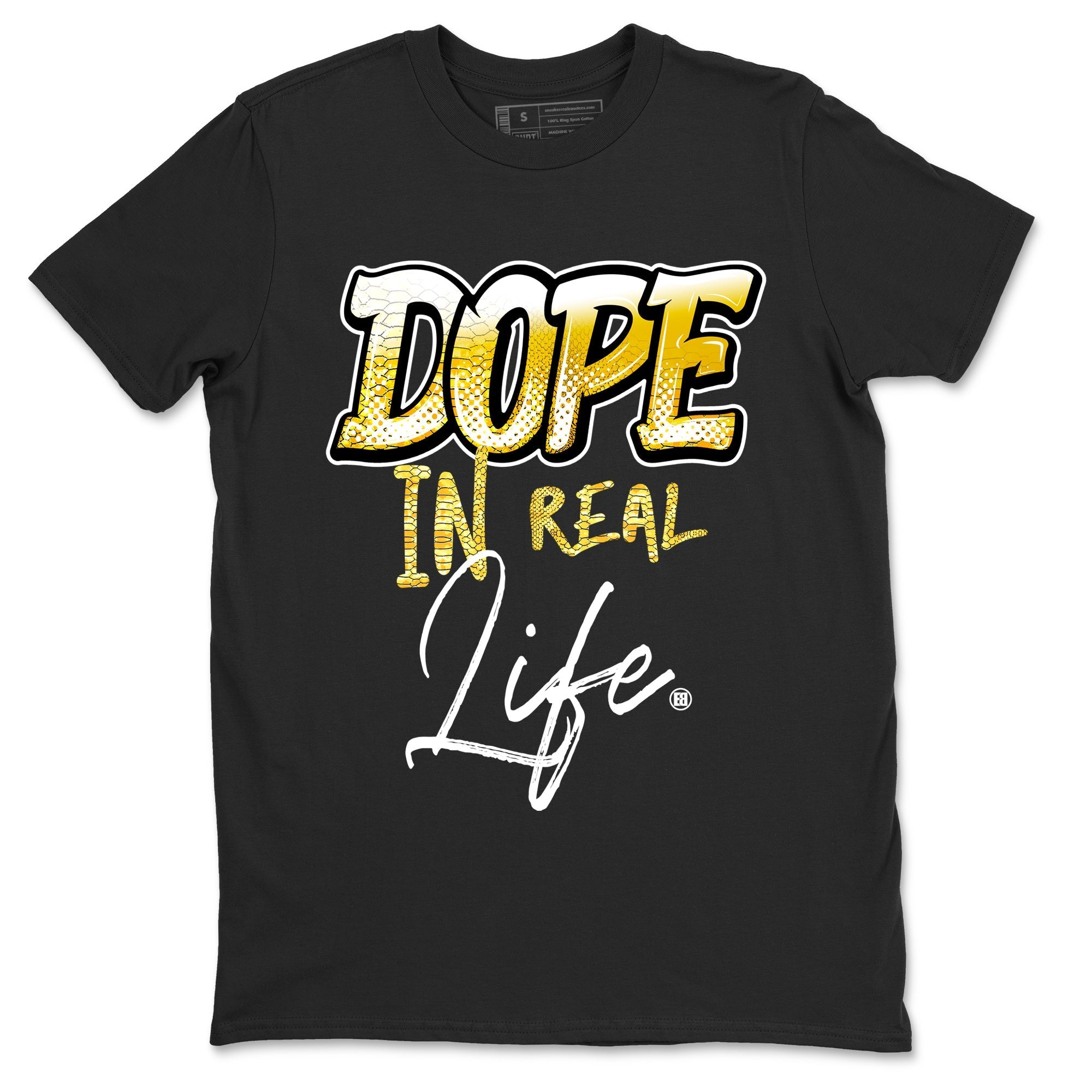 Dope In Real Life Unisex Tops - Air Jordan 11 Yellow Python