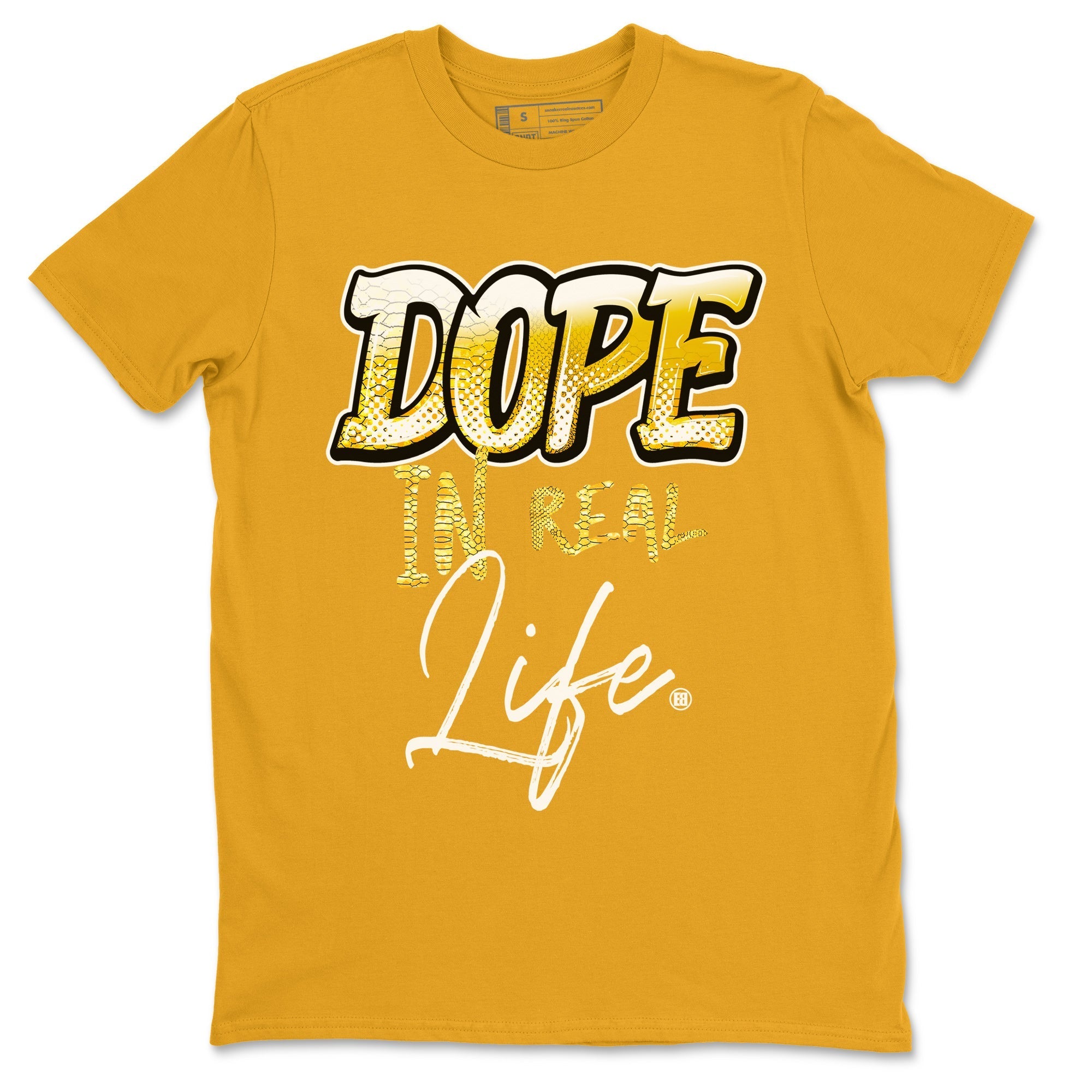 Dope In Real Life Unisex Tops - Air Jordan 11 Yellow Python
