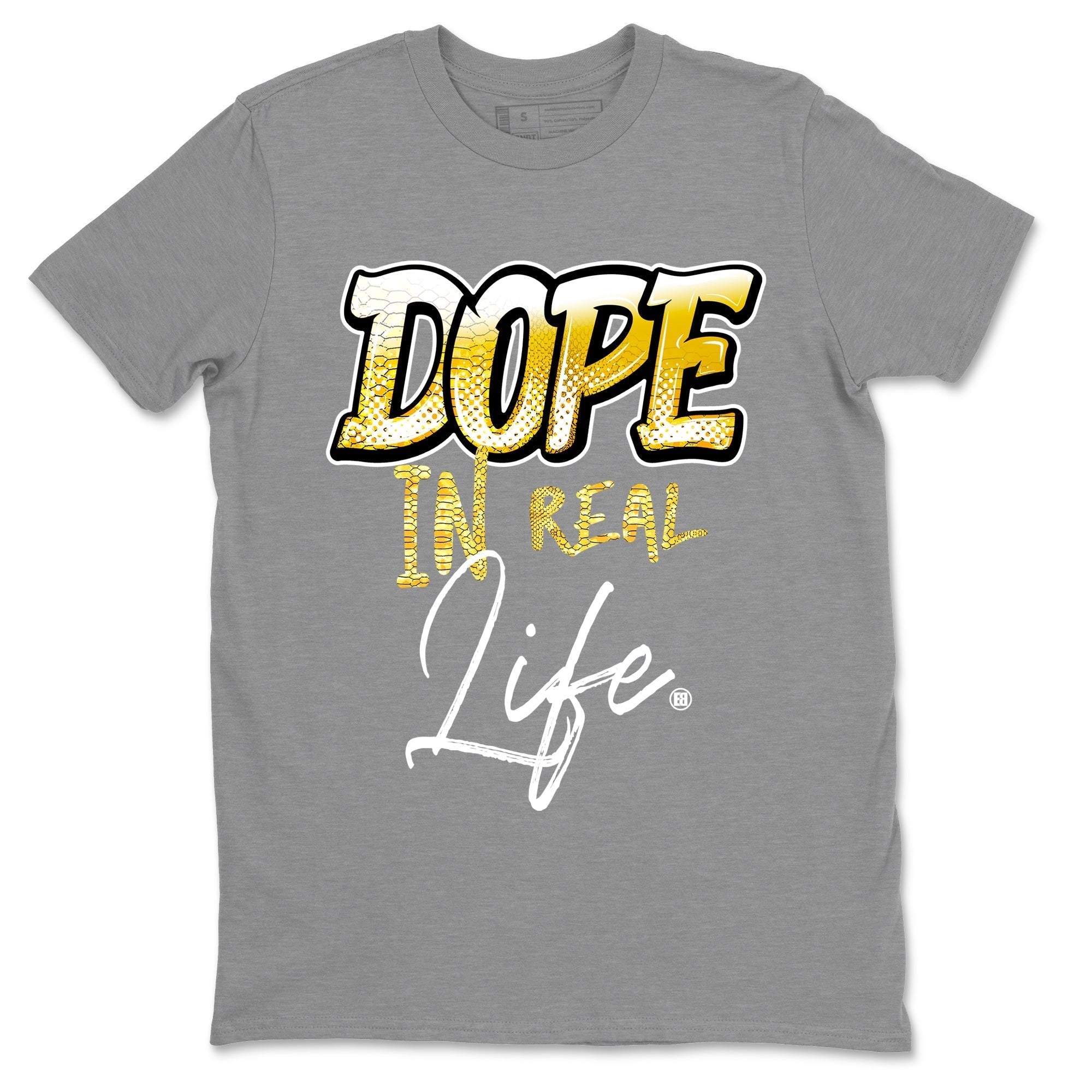 Dope In Real Life Unisex Tops - Air Jordan 11 Yellow Python