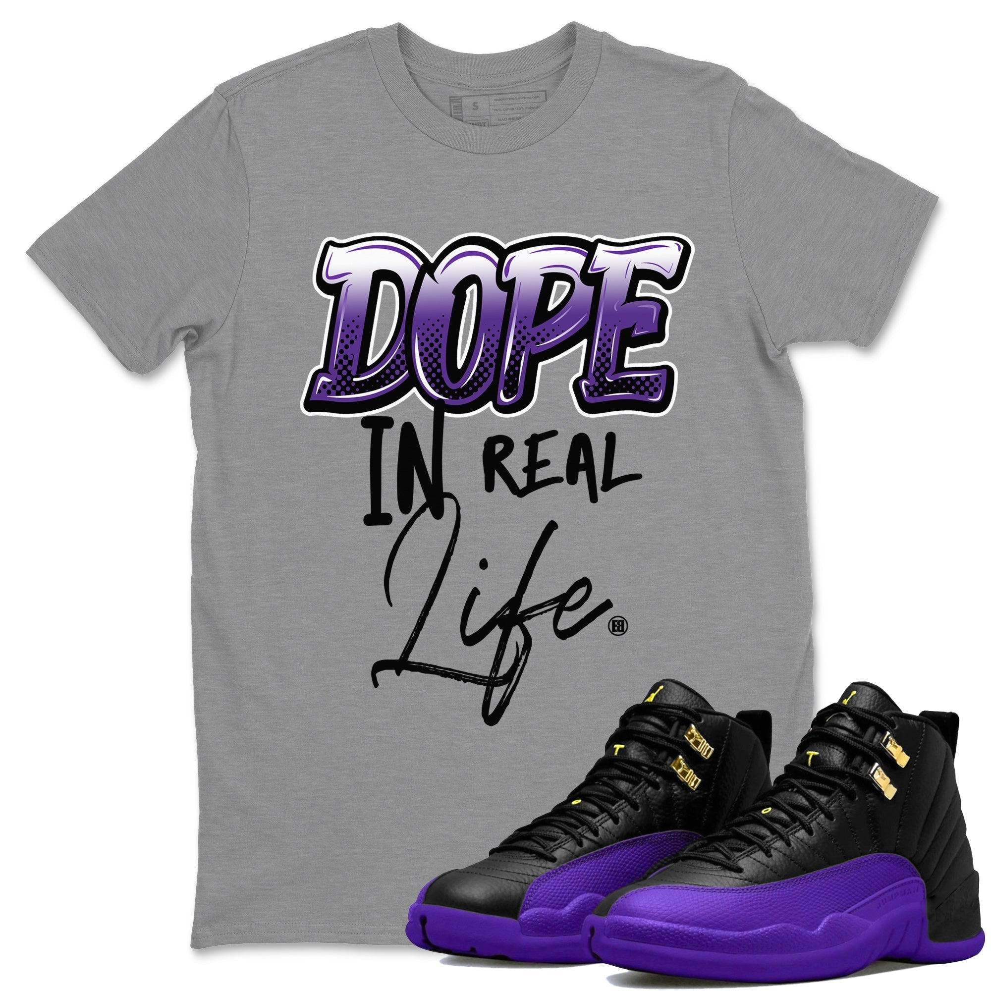 Dope In Real Life Unisex Tops - Air Jordan 12 Field Purple
