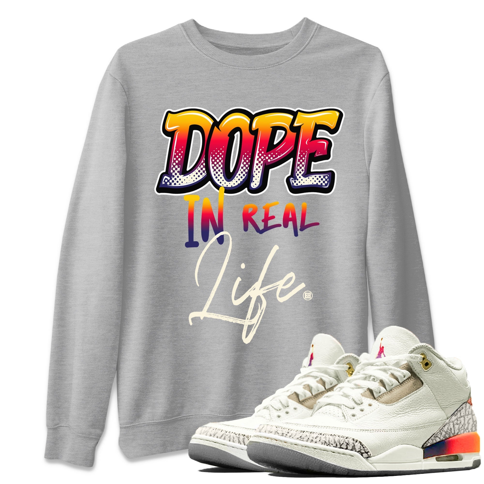 Dope In Real Life snkmatch Tee - Air Jordan 3 J Balvin
