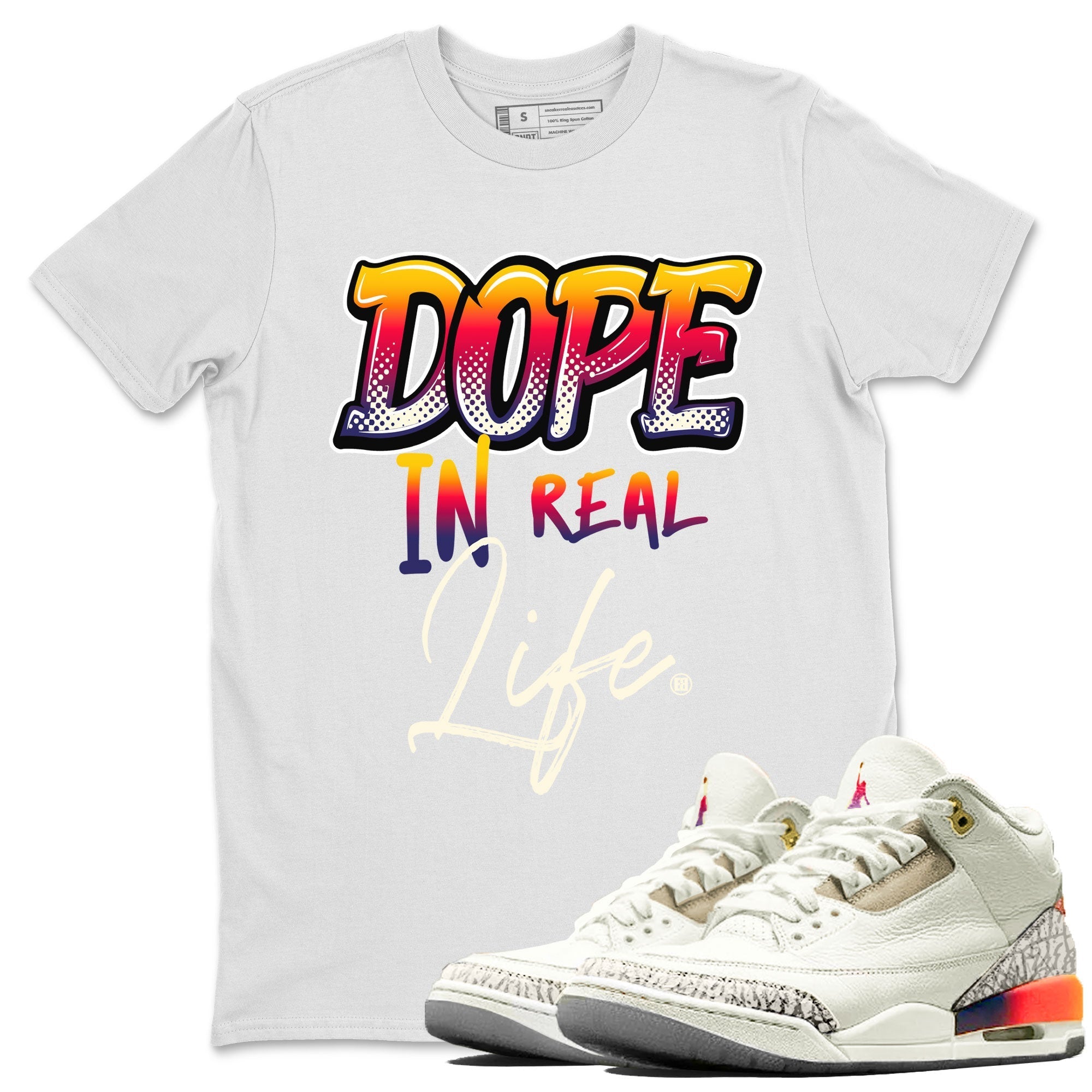 Dope In Real Life snkmatch Tee - Air Jordan 3 J Balvin