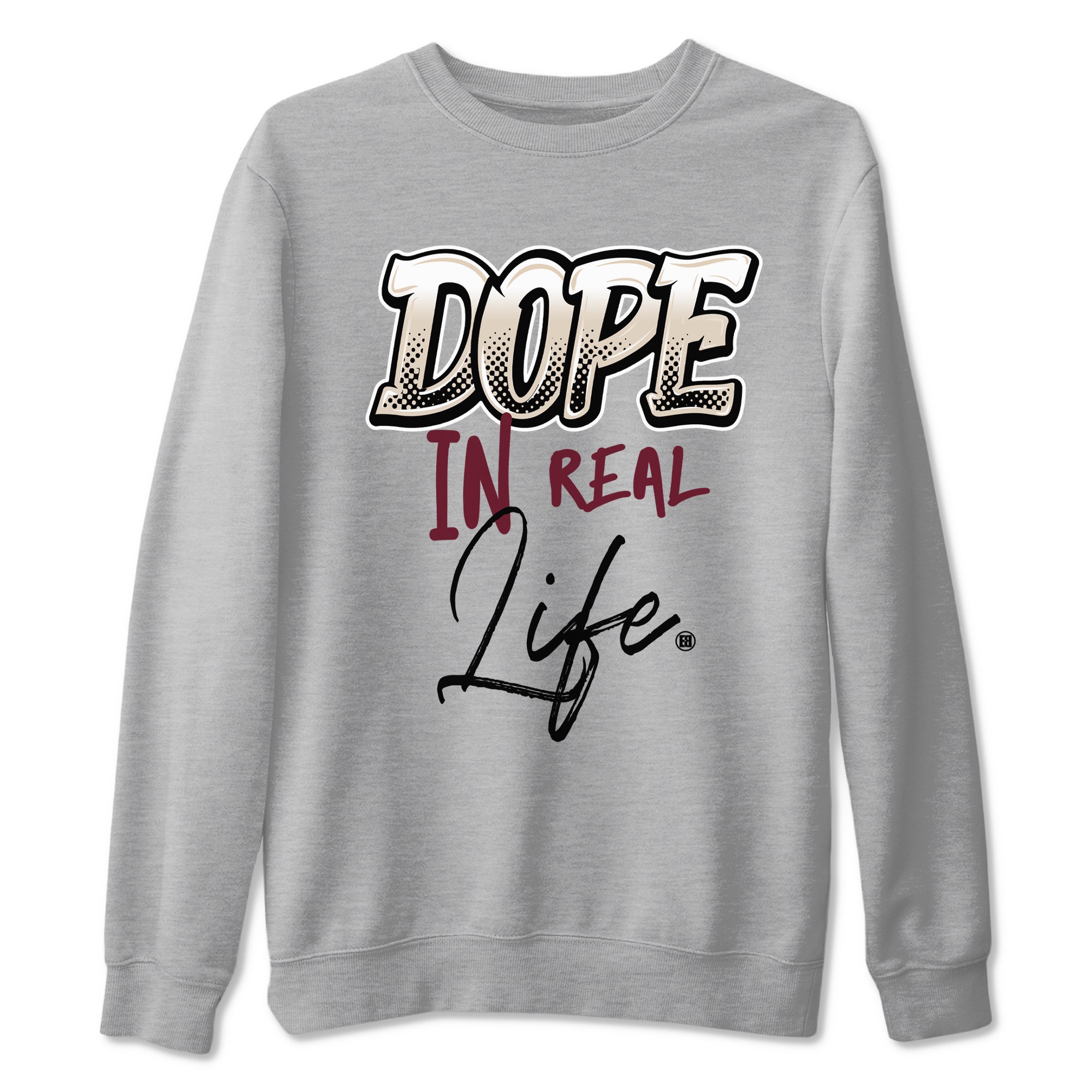 Dope In Real Life snkmatch Tees - Air Jordan 4 A Ma Maniere x Fossil Stone