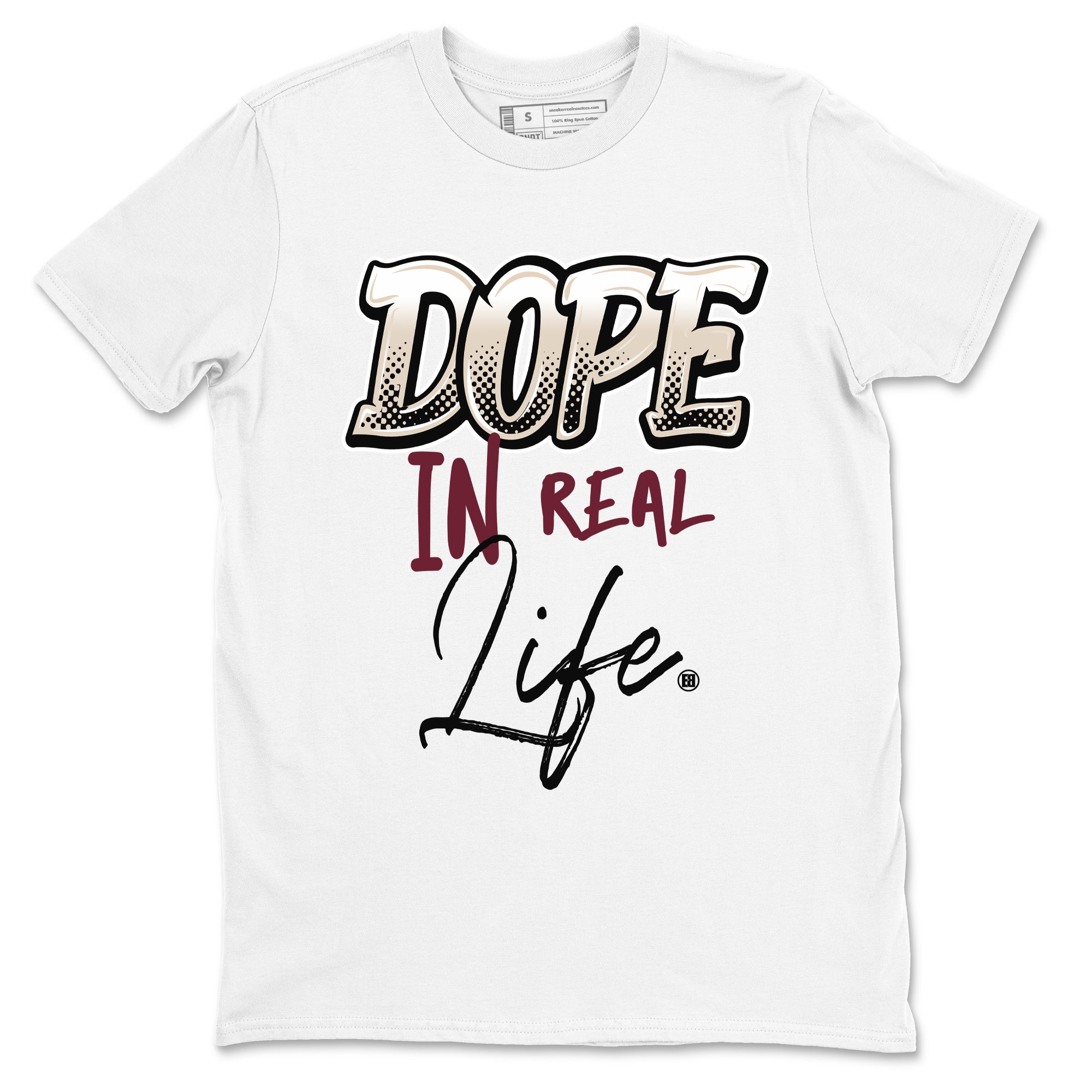 Dope In Real Life snkmatch Tees - Air Jordan 4 A Ma Maniere x Fossil Stone