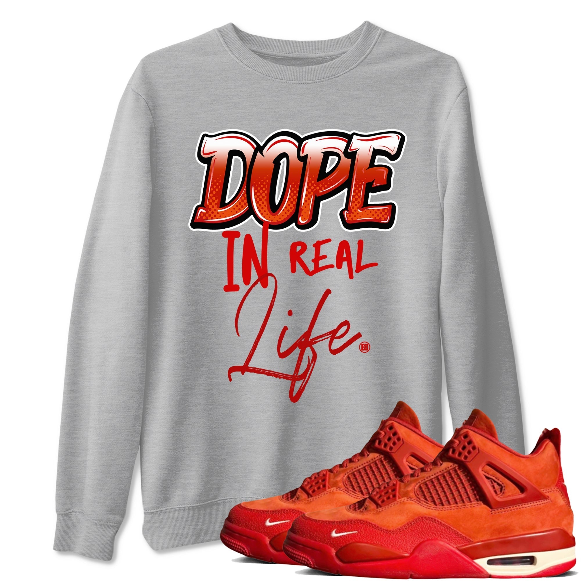 Dope In Real Life snkmatch Tees - Air Jordan 4 Brick By Brick