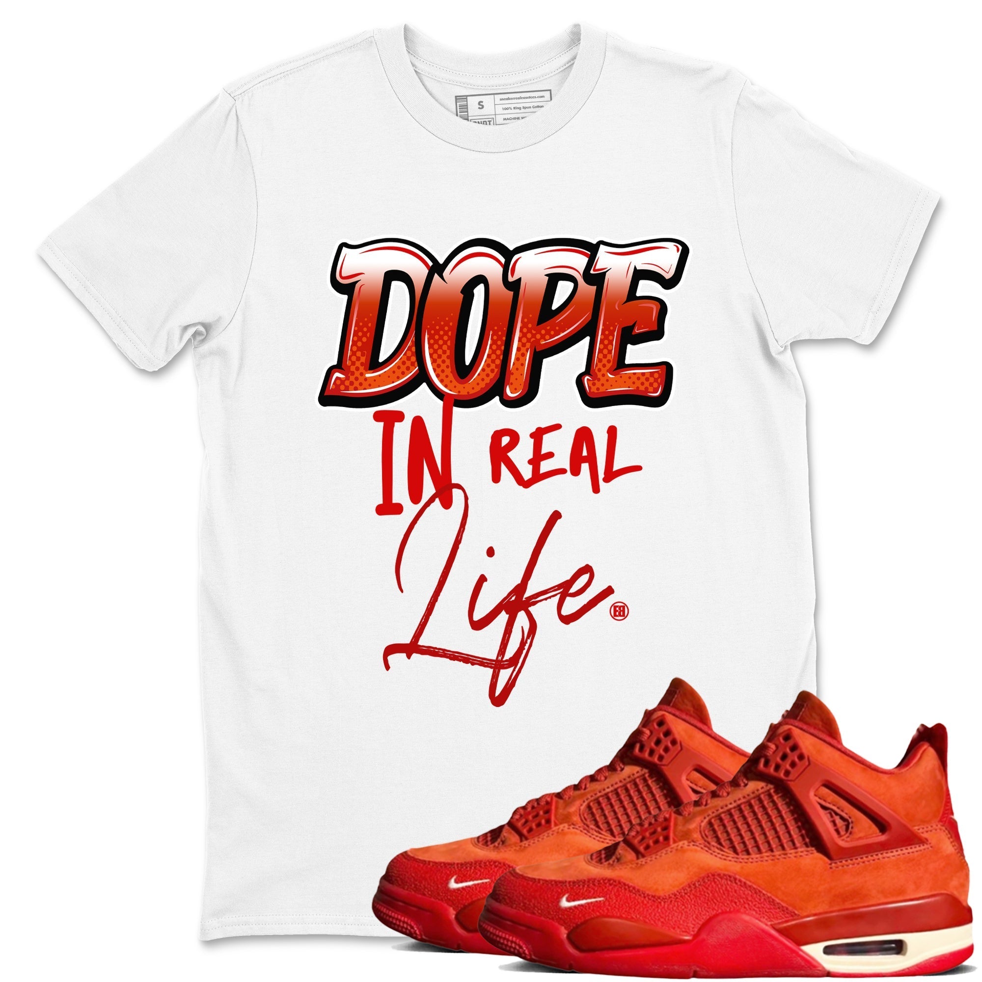 Dope In Real Life snkmatch Tees - Air Jordan 4 Brick By Brick