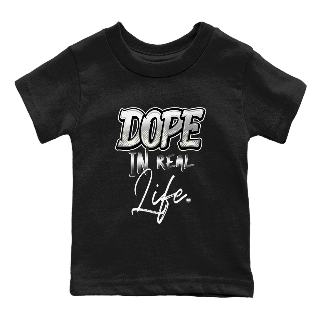 Dope In Real Life snkmatch Tee Kids - Air Jordan 4 Frozen Moments