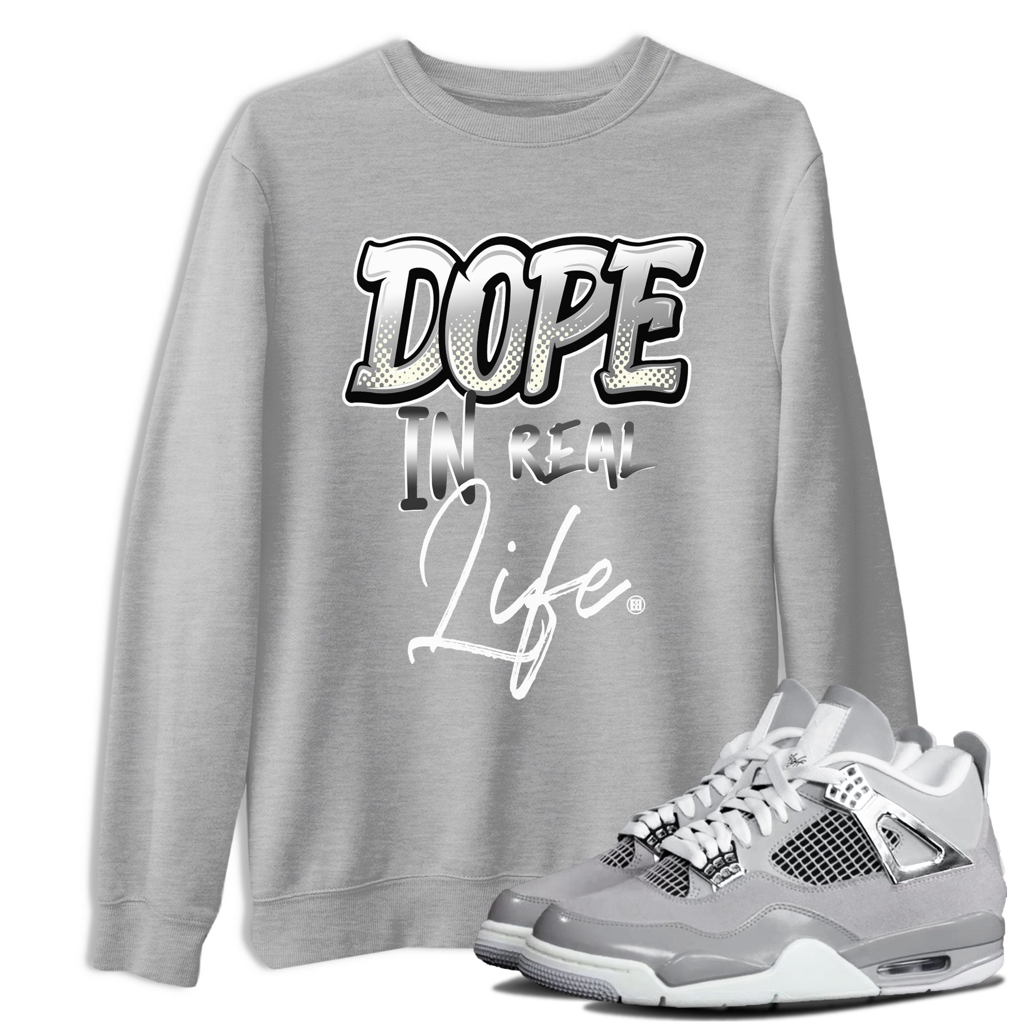 Dope In Real Life snkmatch Tee - Air Jordan 4 Frozen Moments
