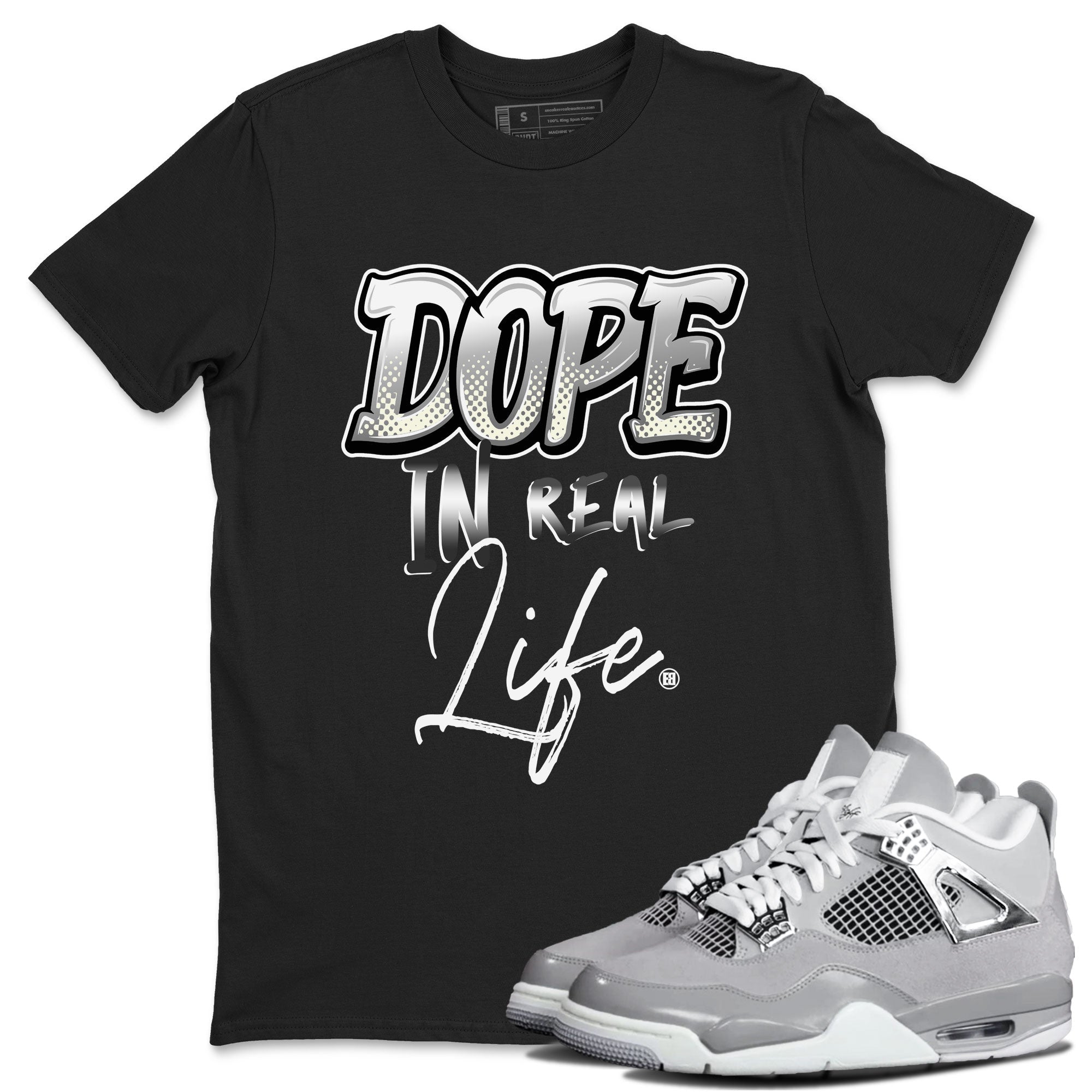 Dope In Real Life snkmatch Tee - Air Jordan 4 Frozen Moments