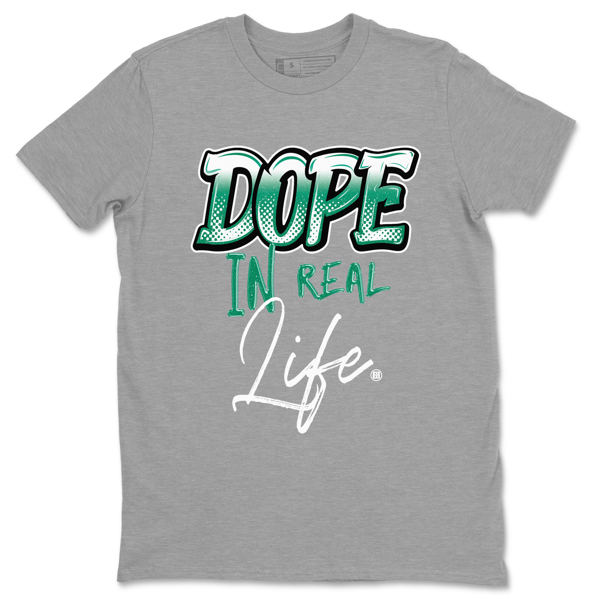 Dope In Real Life snkmatch Tees - Air Jordan 4 Oxidized Green