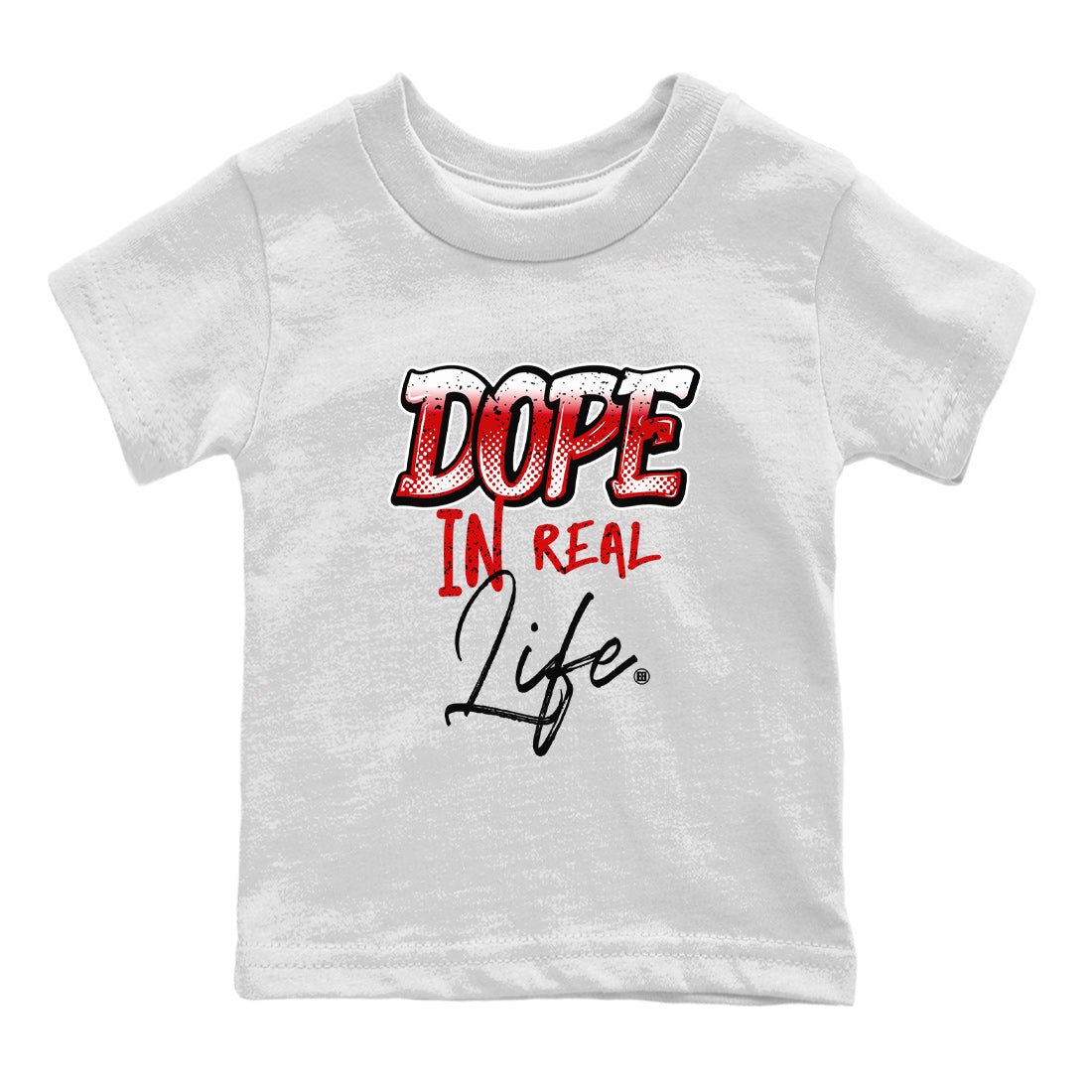 Dope In Real Life Kids Tops - Air Jordan 4 Red Cement