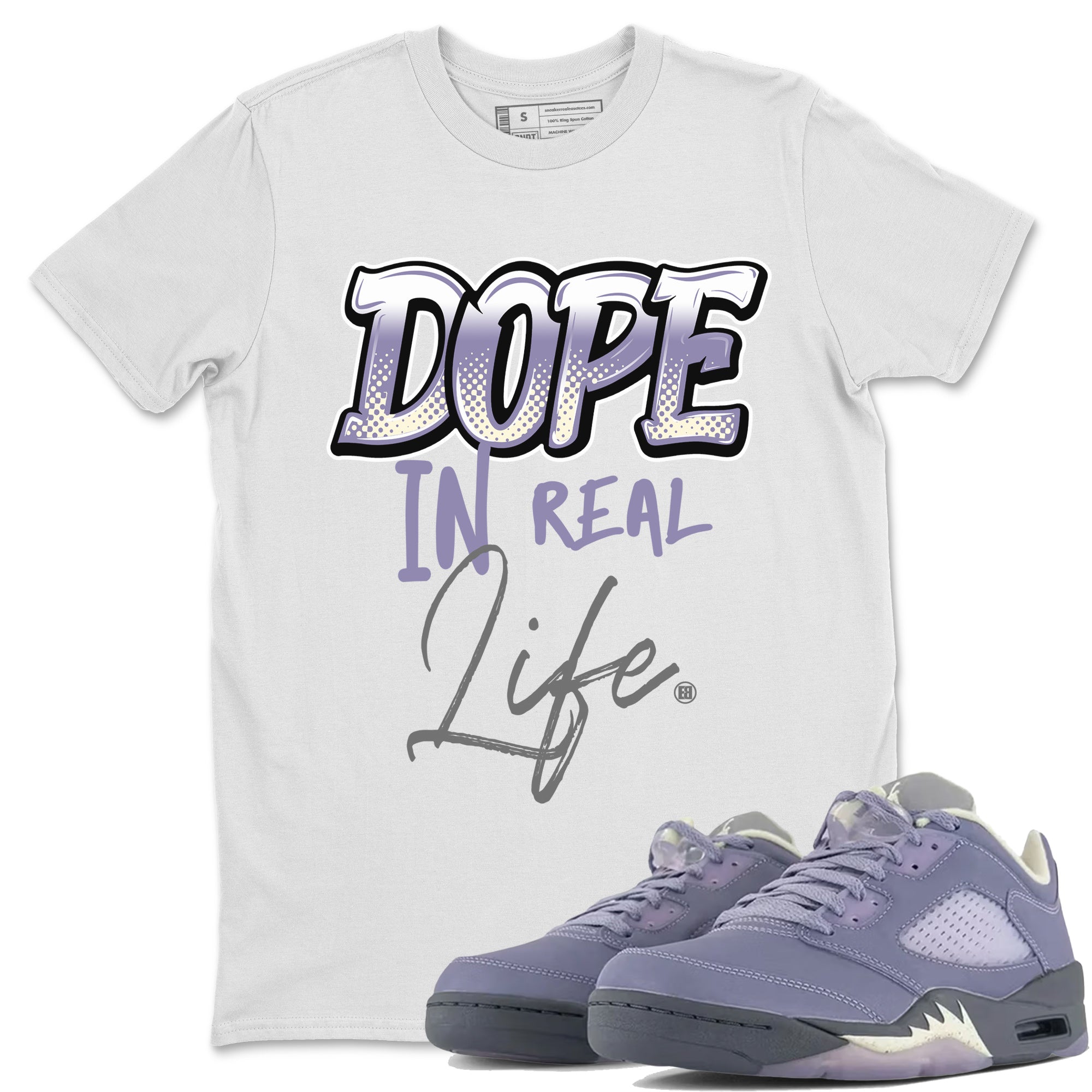 Dope In Real Life Unisex Tops - Air Jordan 5 Indigo Haze