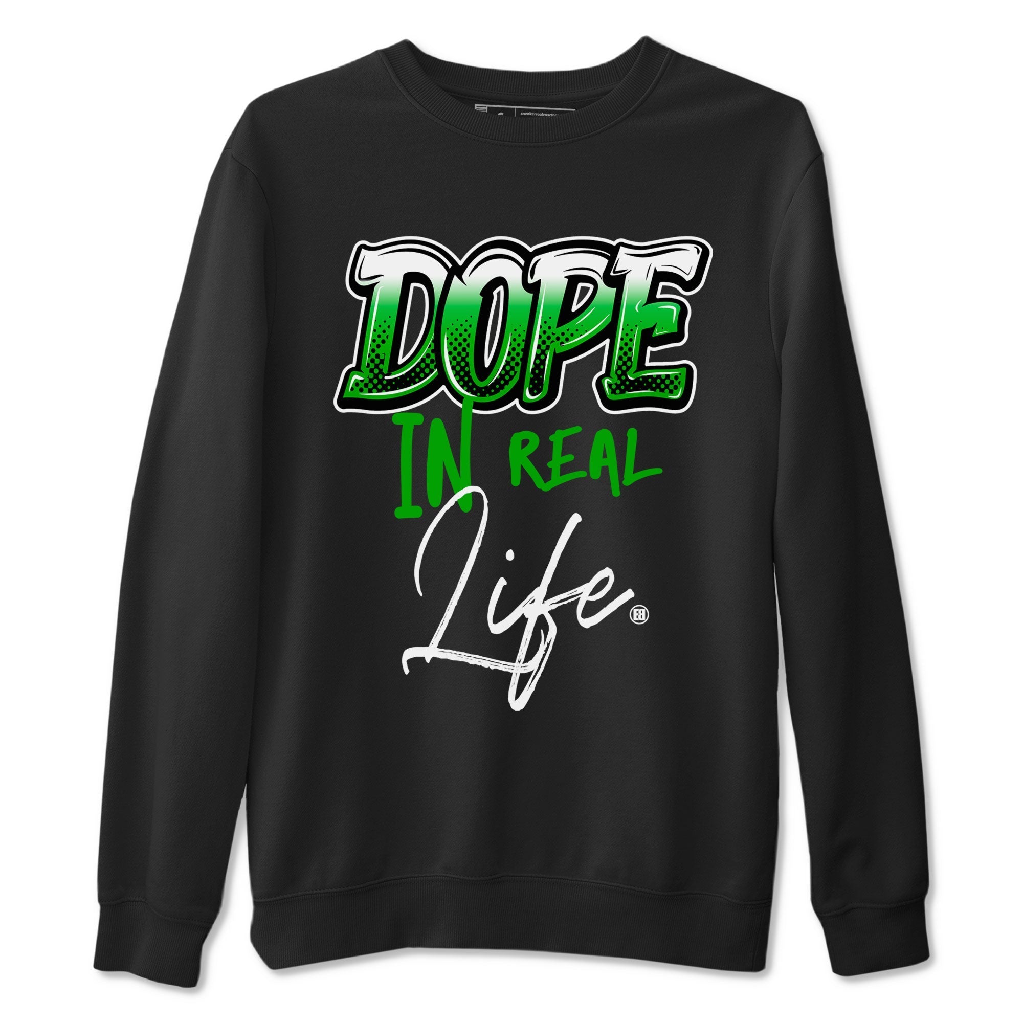Dope In Real Life snkmatch Tees - Air Jordan 5 Lucky Green