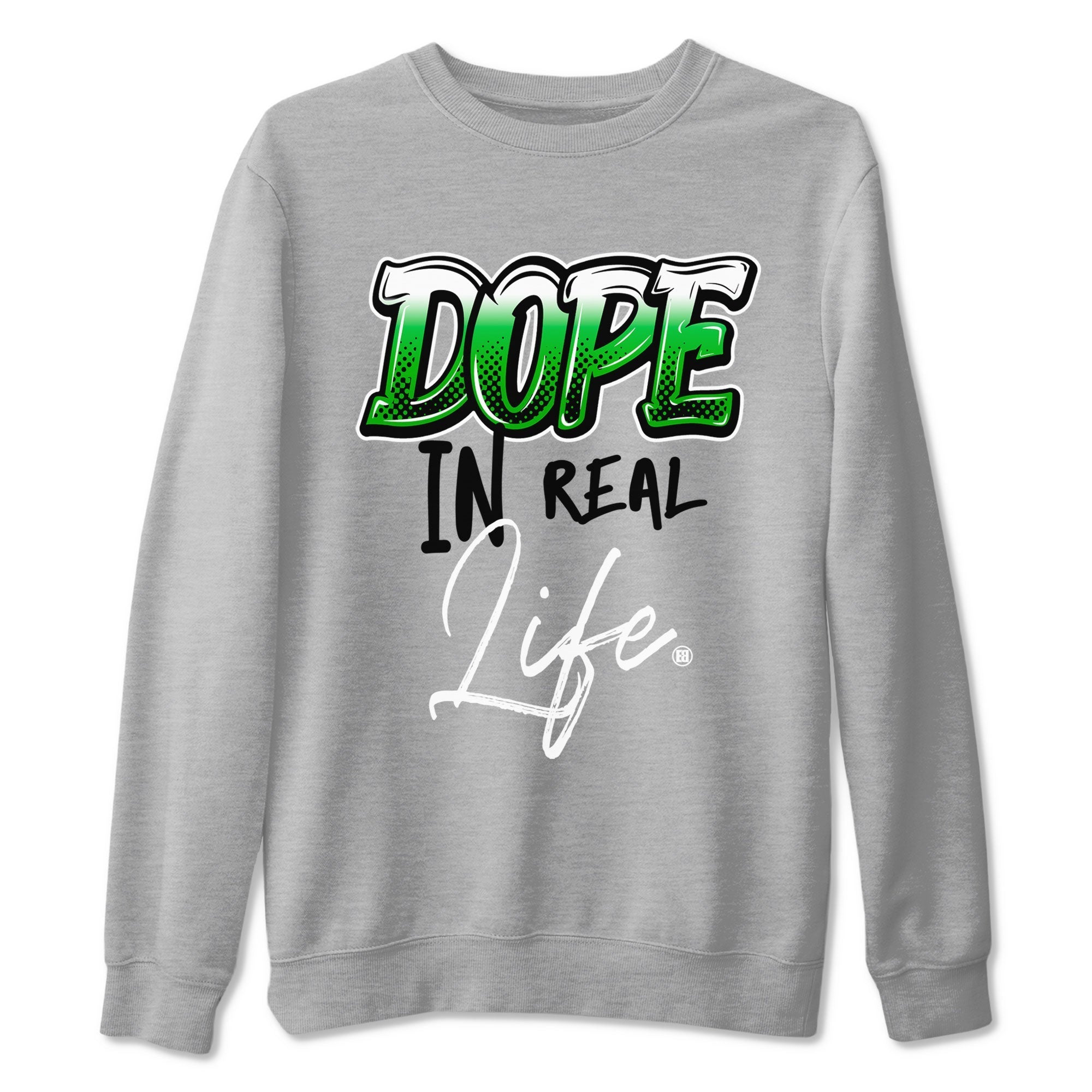 Dope In Real Life snkmatch Tees - Air Jordan 5 Lucky Green