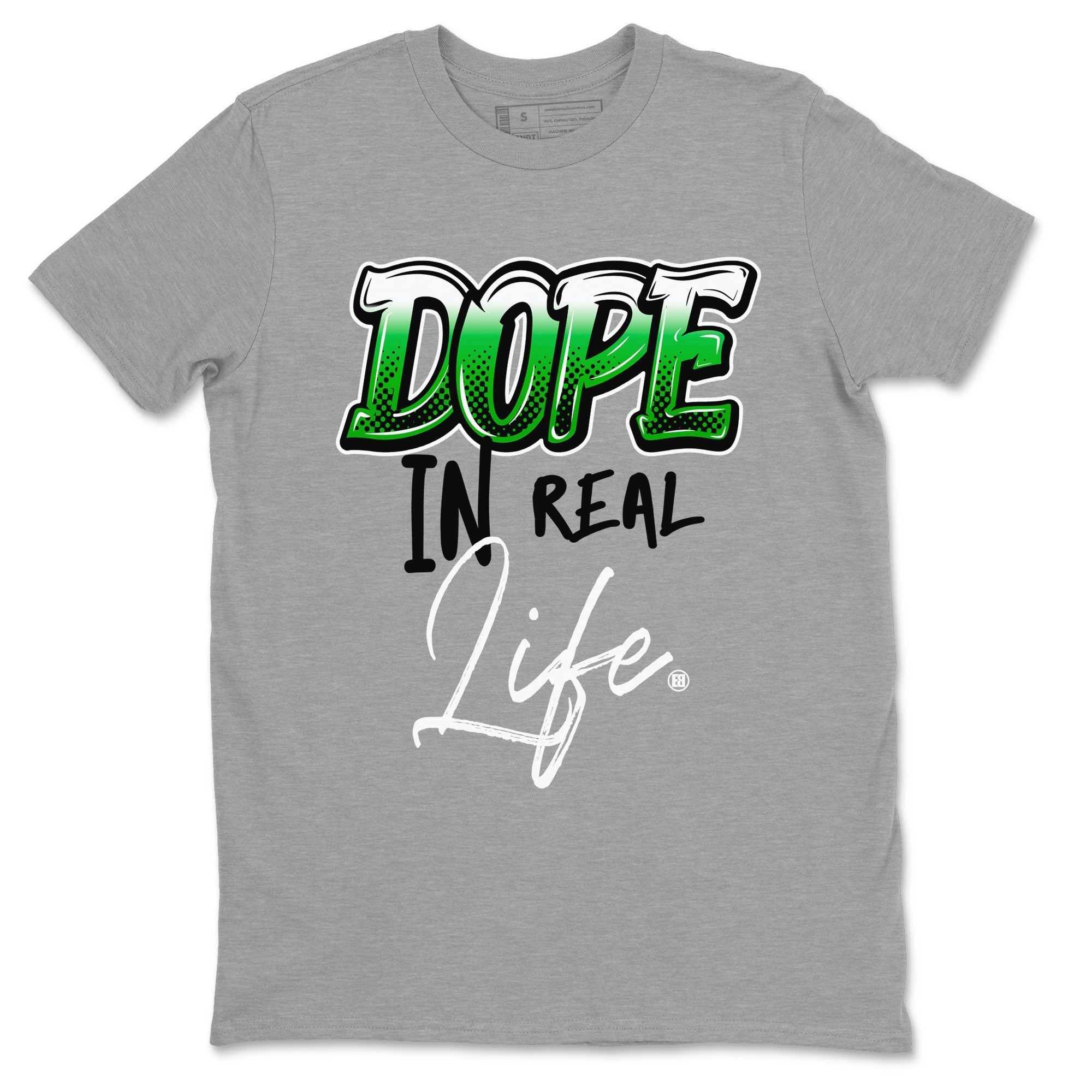 Dope In Real Life snkmatch Tees - Air Jordan 5 Lucky Green