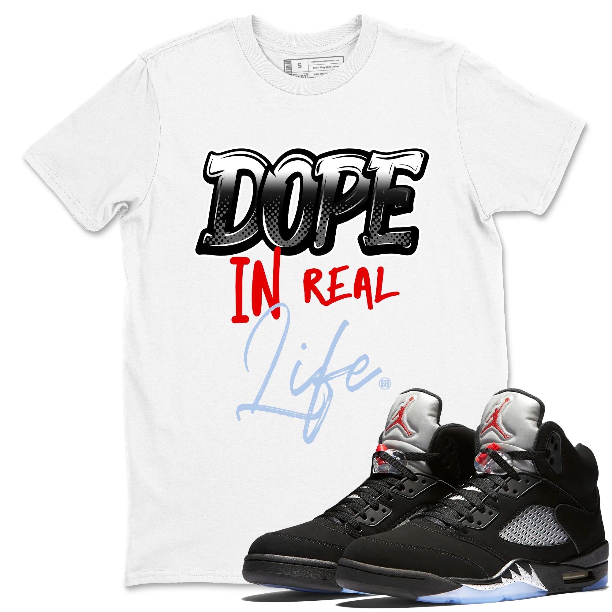 Dope In Real Life snkmatch Tees - Air Jordan 5 Reimagined