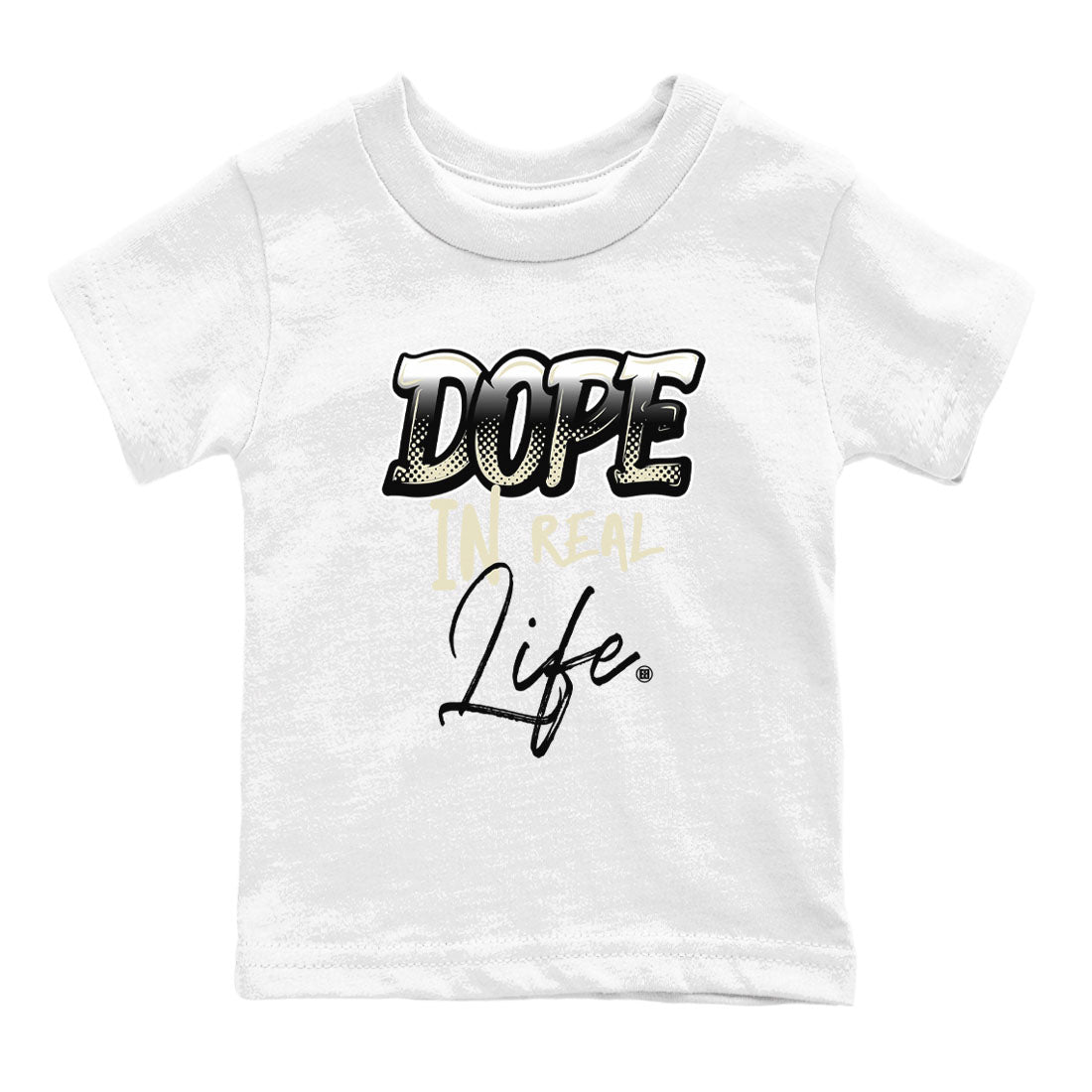 Dope In Real Life snkmatch Tees Kids - Air Jordan 5 Sail