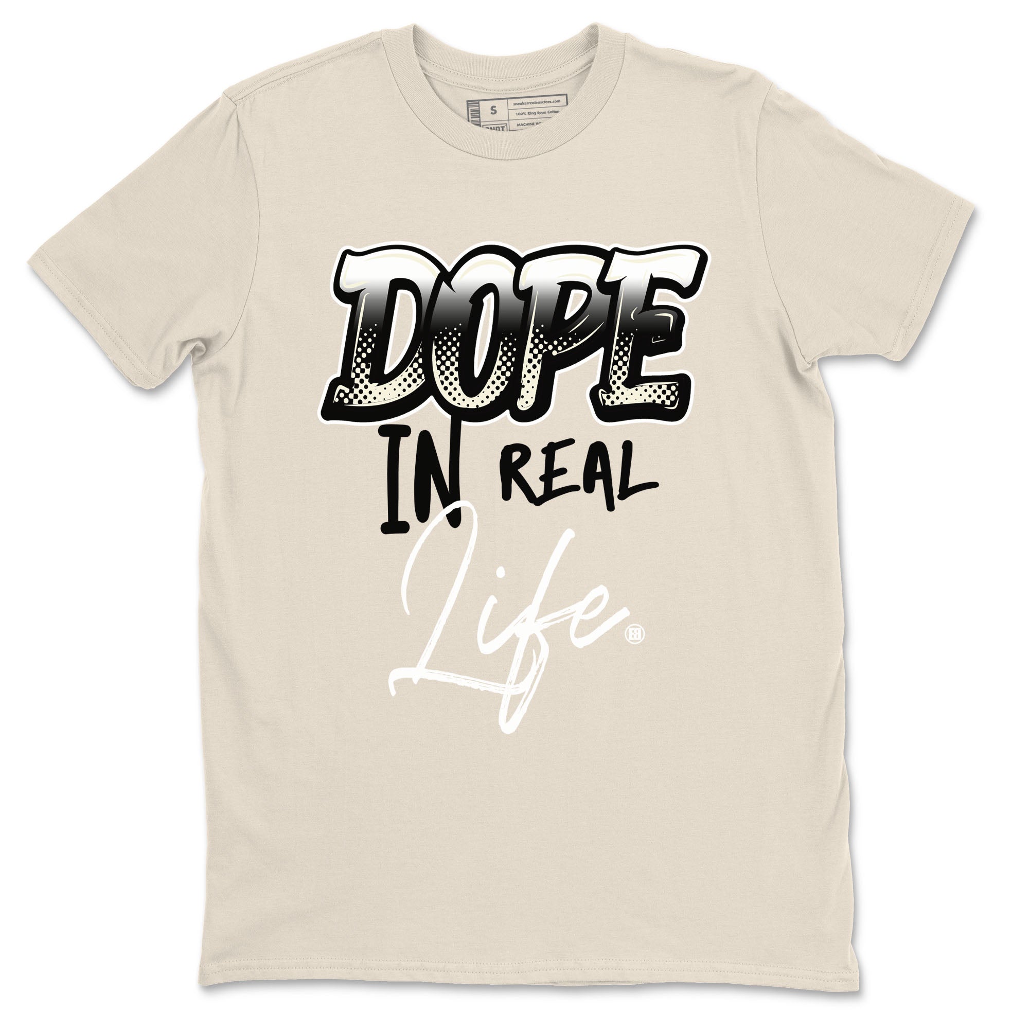 Dope In Real Life snkmatch Tees - Air Jordan 5 Sail