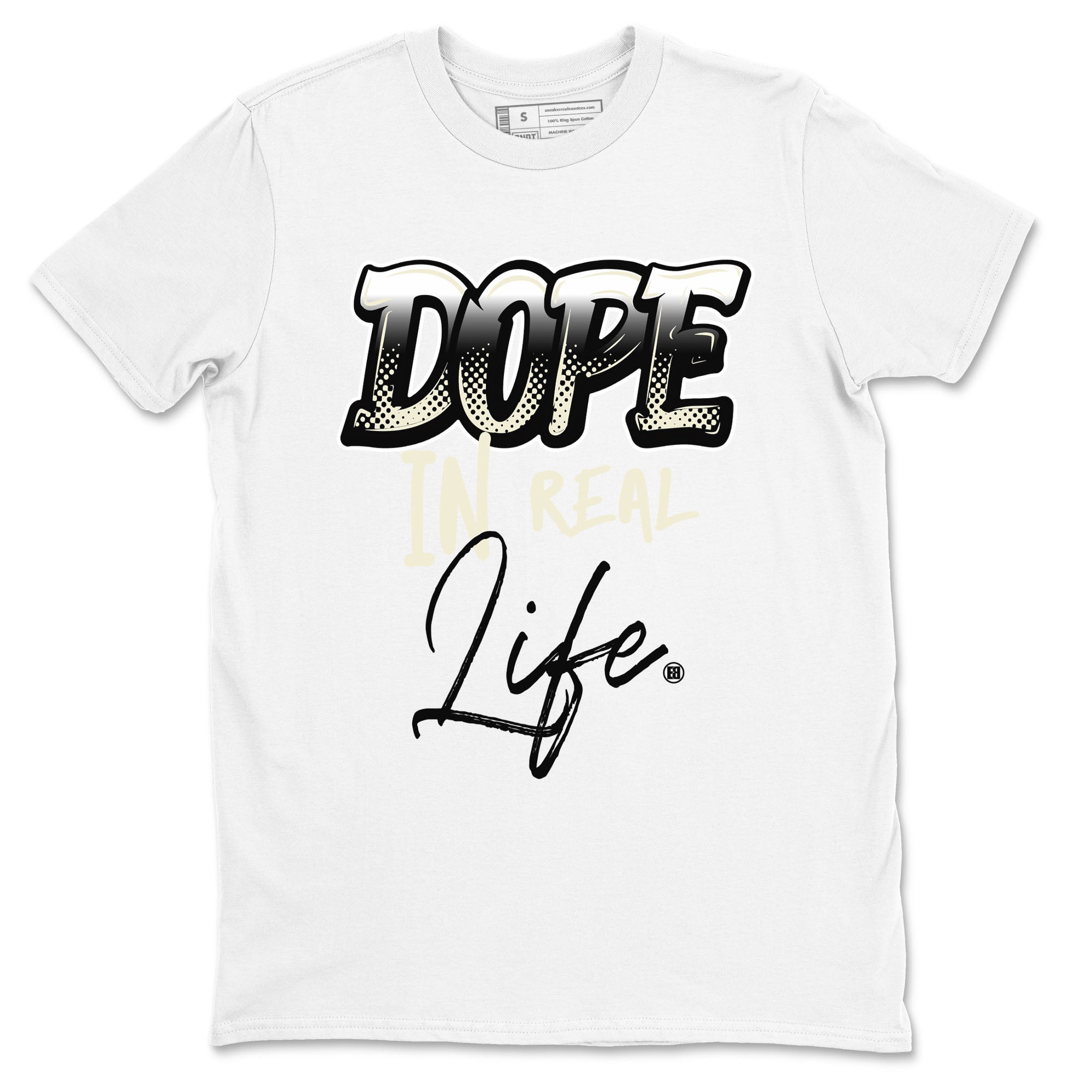 Dope In Real Life snkmatch Tees - Air Jordan 5 Sail
