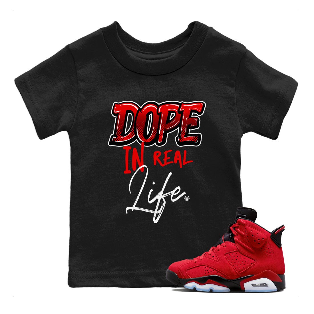 Dope In Real Life Kids Tops - Air Jordan 6 Toro Bravo