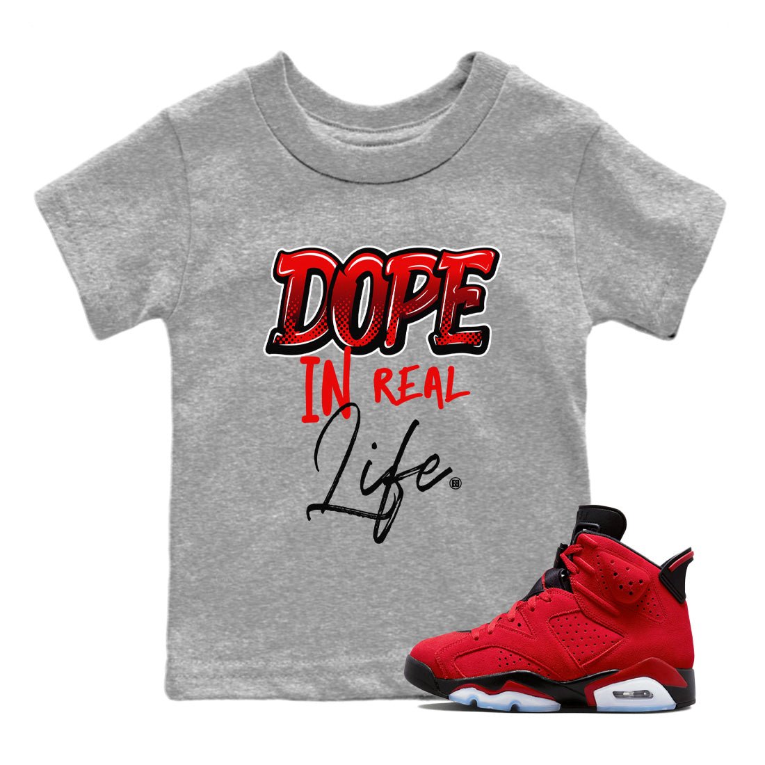 Dope In Real Life Kids Tops - Air Jordan 6 Toro Bravo