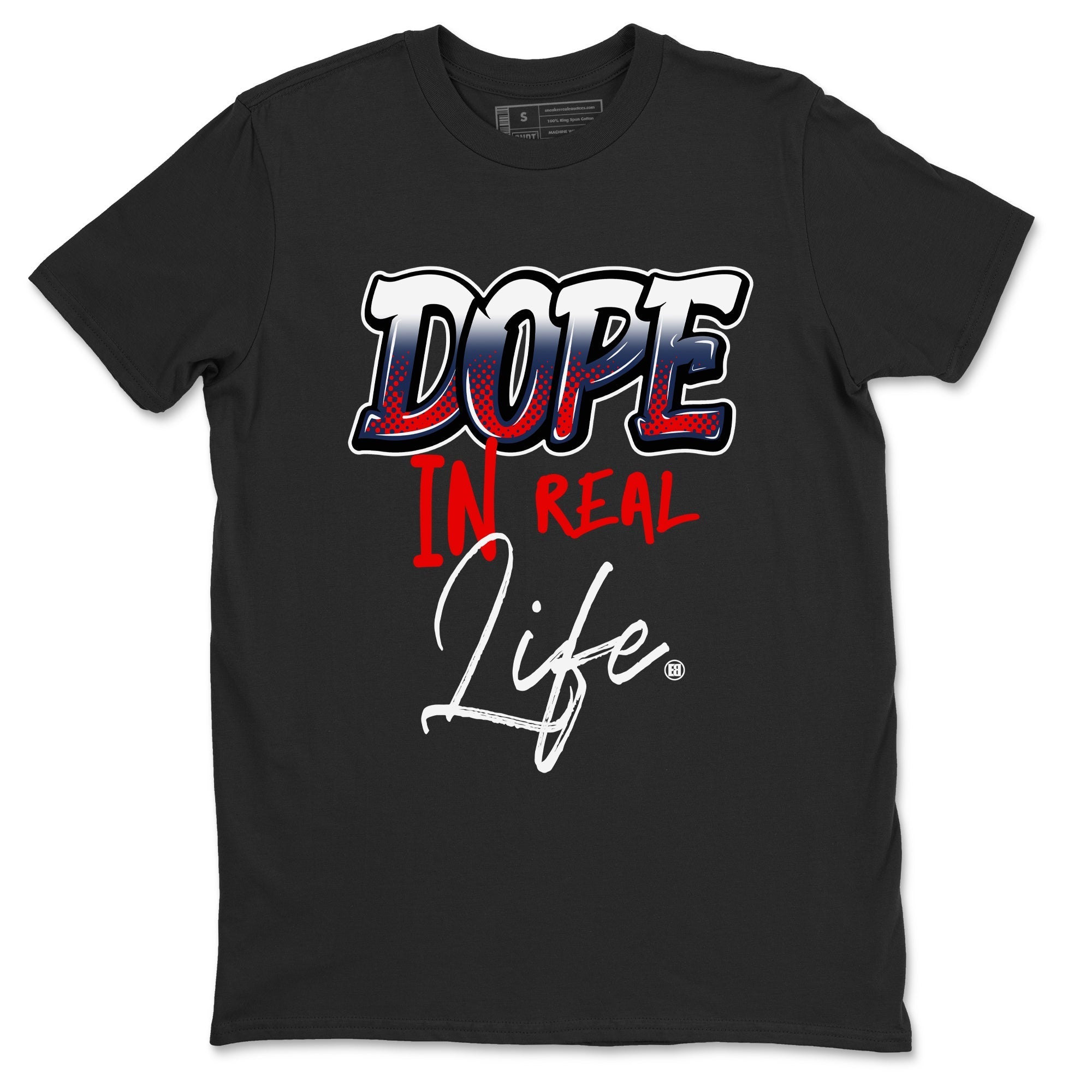 Dope In Real Life snkmatch Tees - Air Jordan 6 White And Midnight Navy