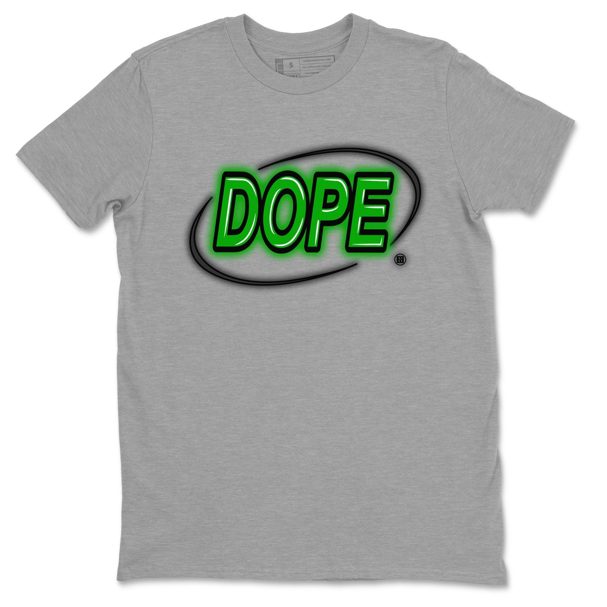 Dope Neon Sign snkmatch Tee - Air Jordan 5 Lucky Green
