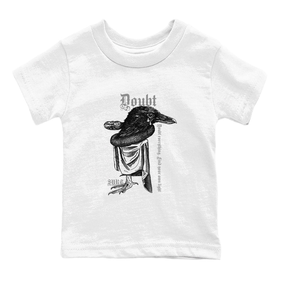 Doubt Everything snkmatch Tees Kids - Air Jordan 1 Wolf Grey