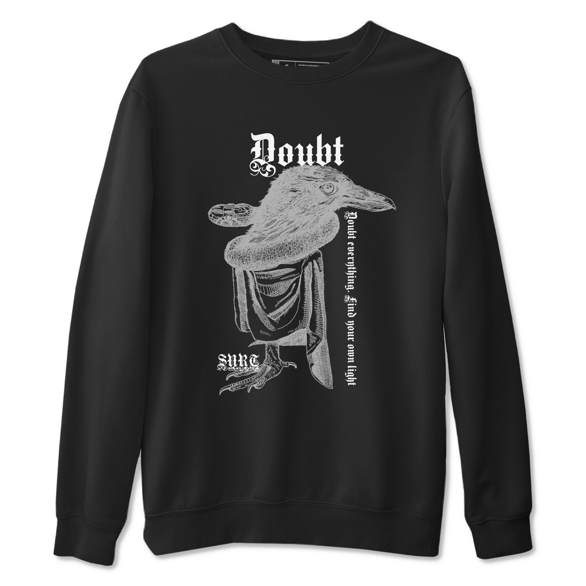 Doubt Everything snkmatch Tees - Air Jordan 1 Wolf Grey