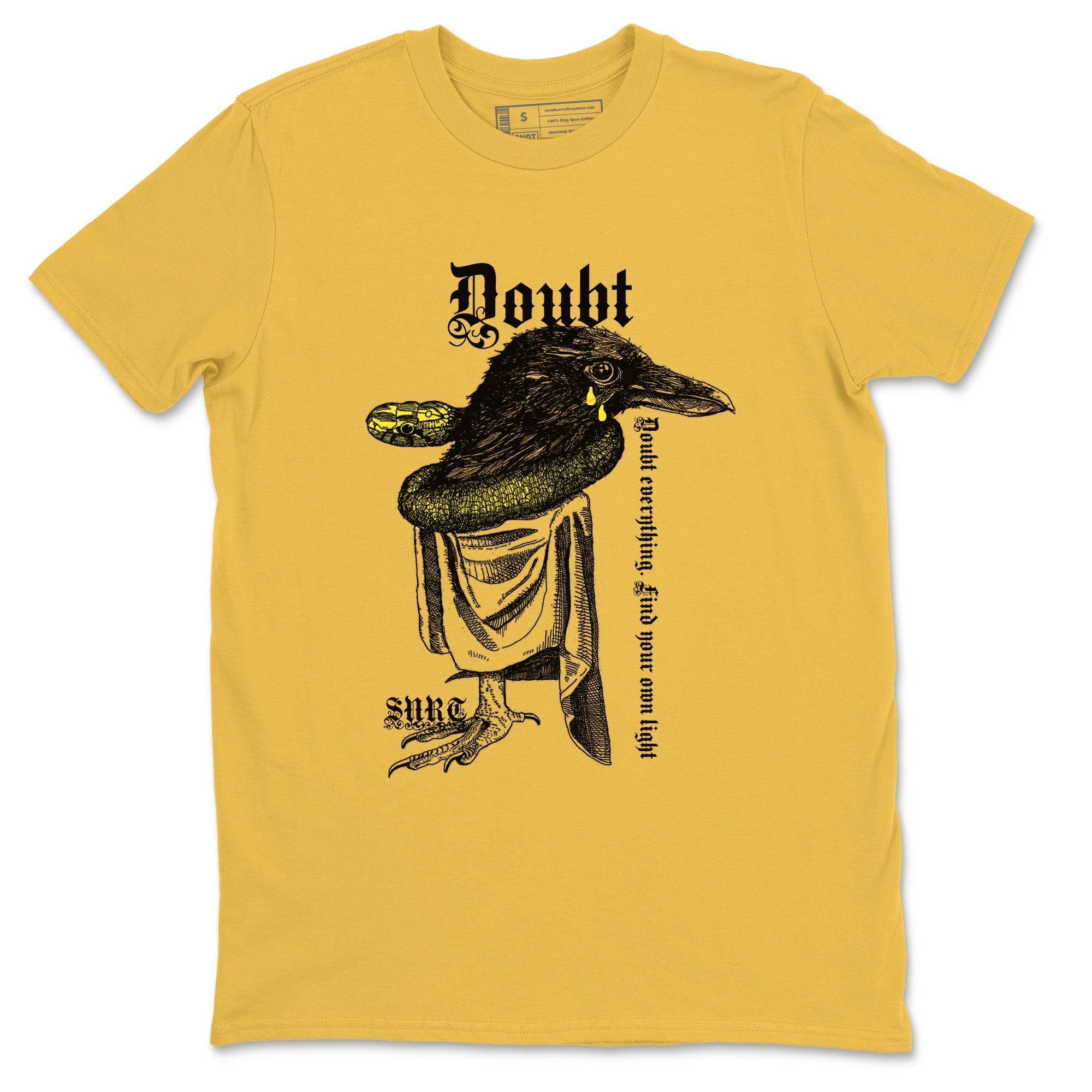 Doubt Everything snkmatch Tees - Air Jordan 4 Vivid Sulfur