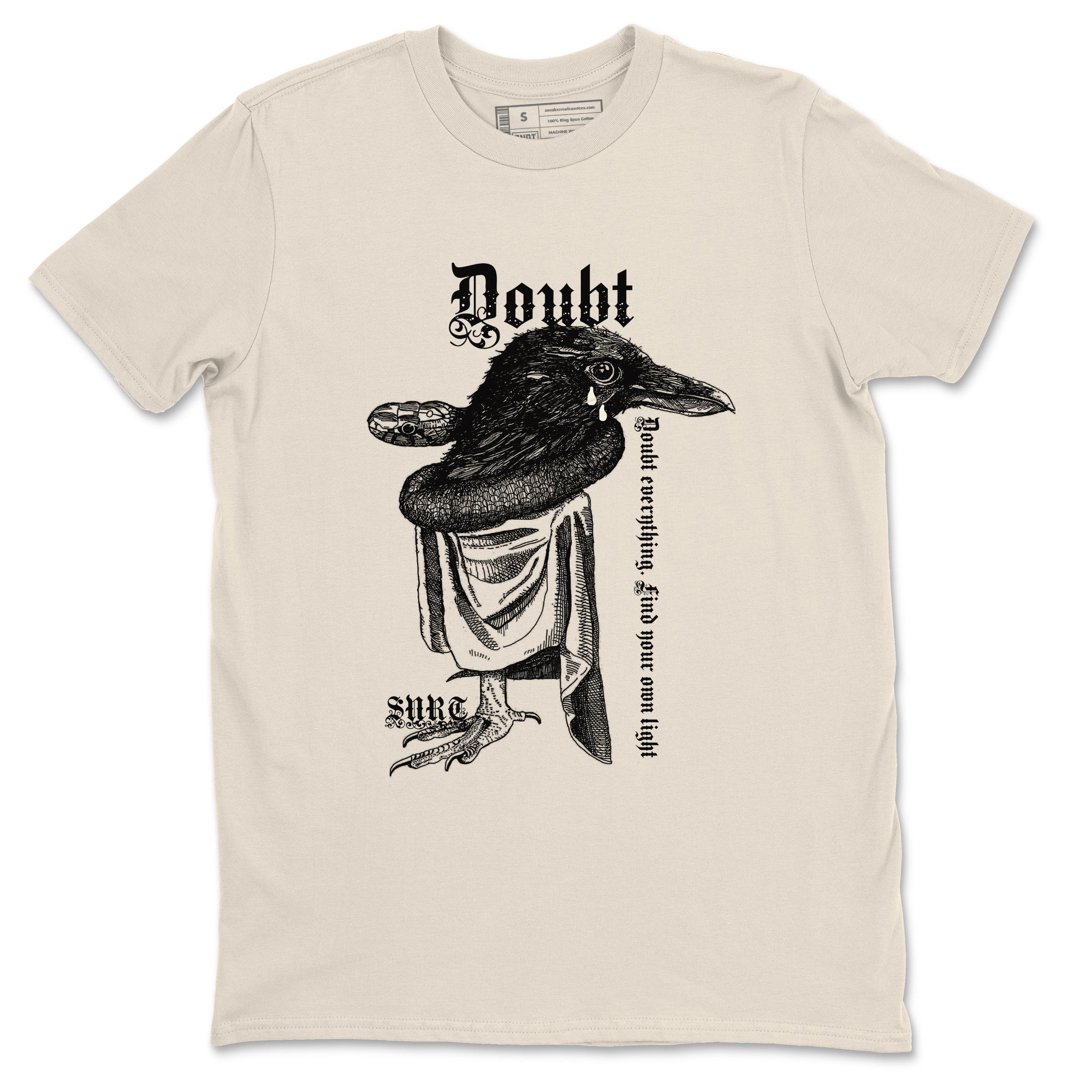 Doubt Everything snkmatch Tees - Air Jordan 5 Sail