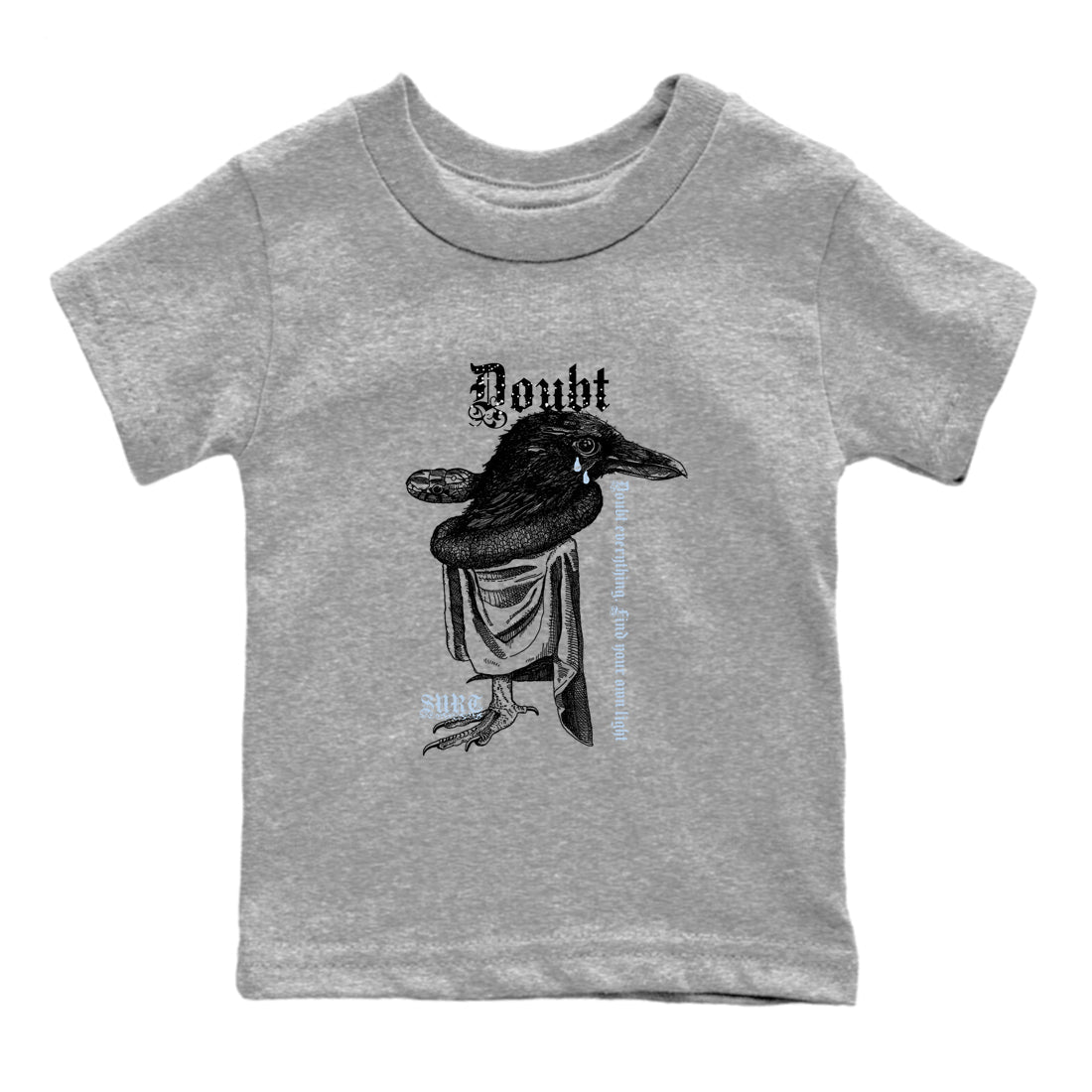 Doubt Everything snkmatch Tees Kids - Air Jordan 6 White Black