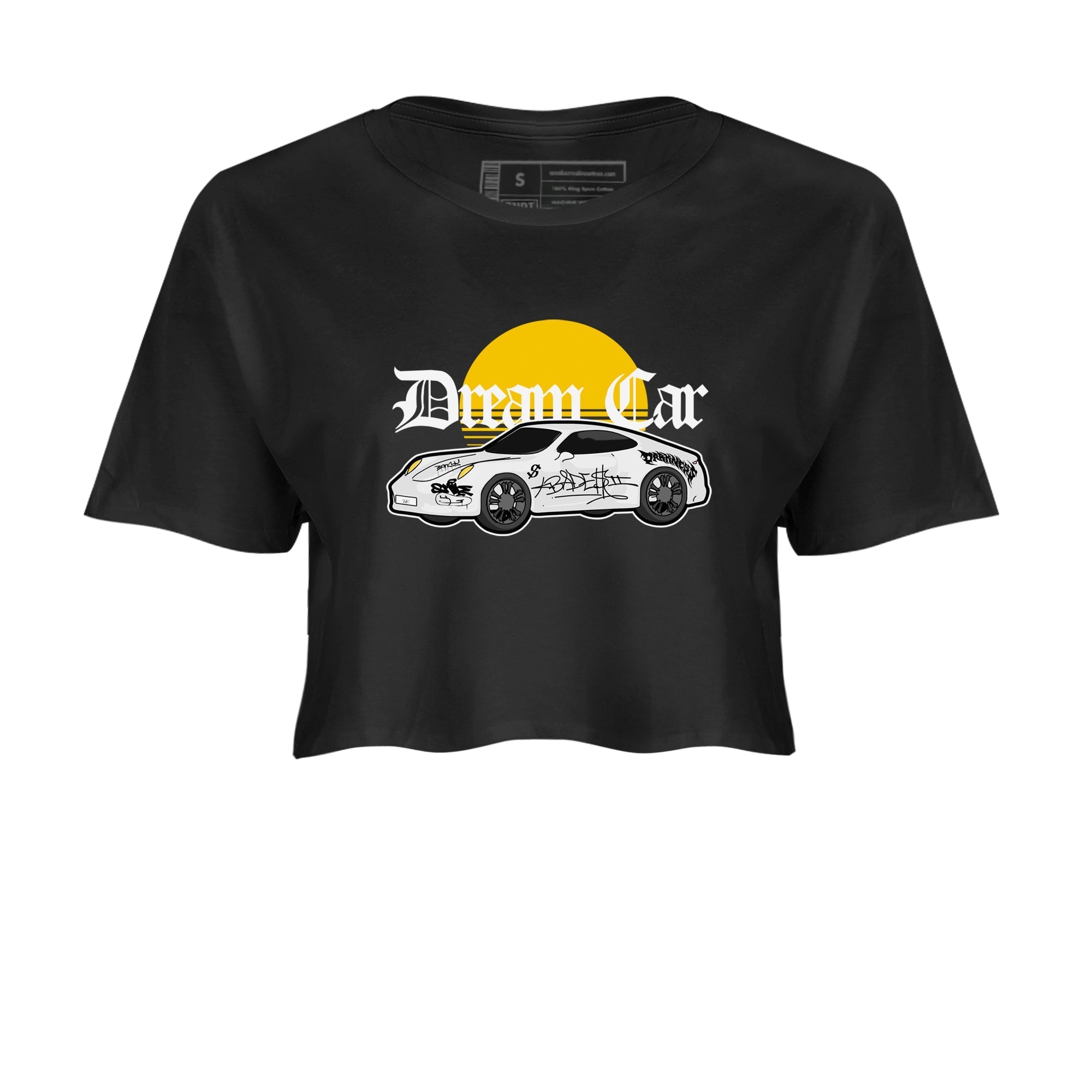 Dream Car snkmatch Women's Top - Air Jordan 1 Yellow Ochre