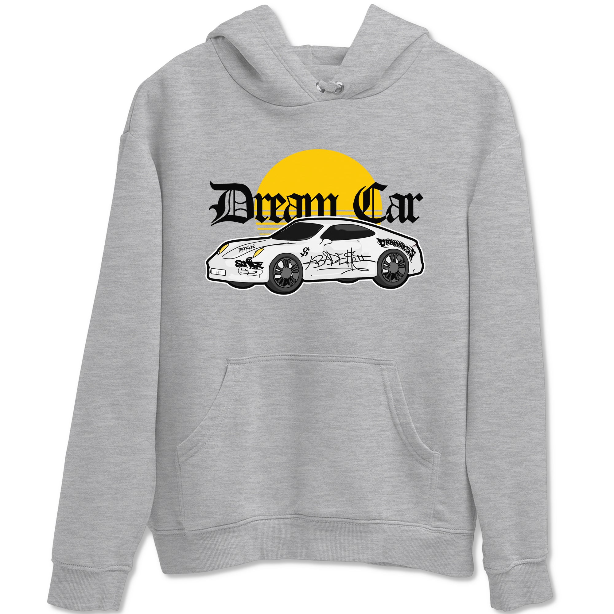 Dream Car snkmatch Tees - Air Jordan 1 Yellow Ochre