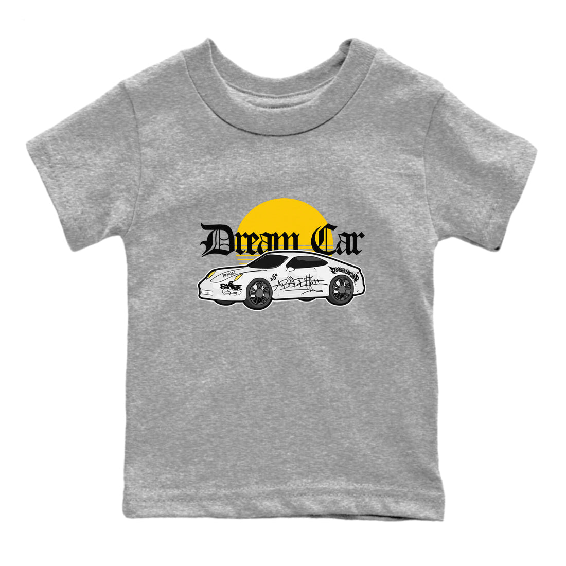 Dream Car snkmatch Tees Kids - Air Jordan 1 Yellow Ochre