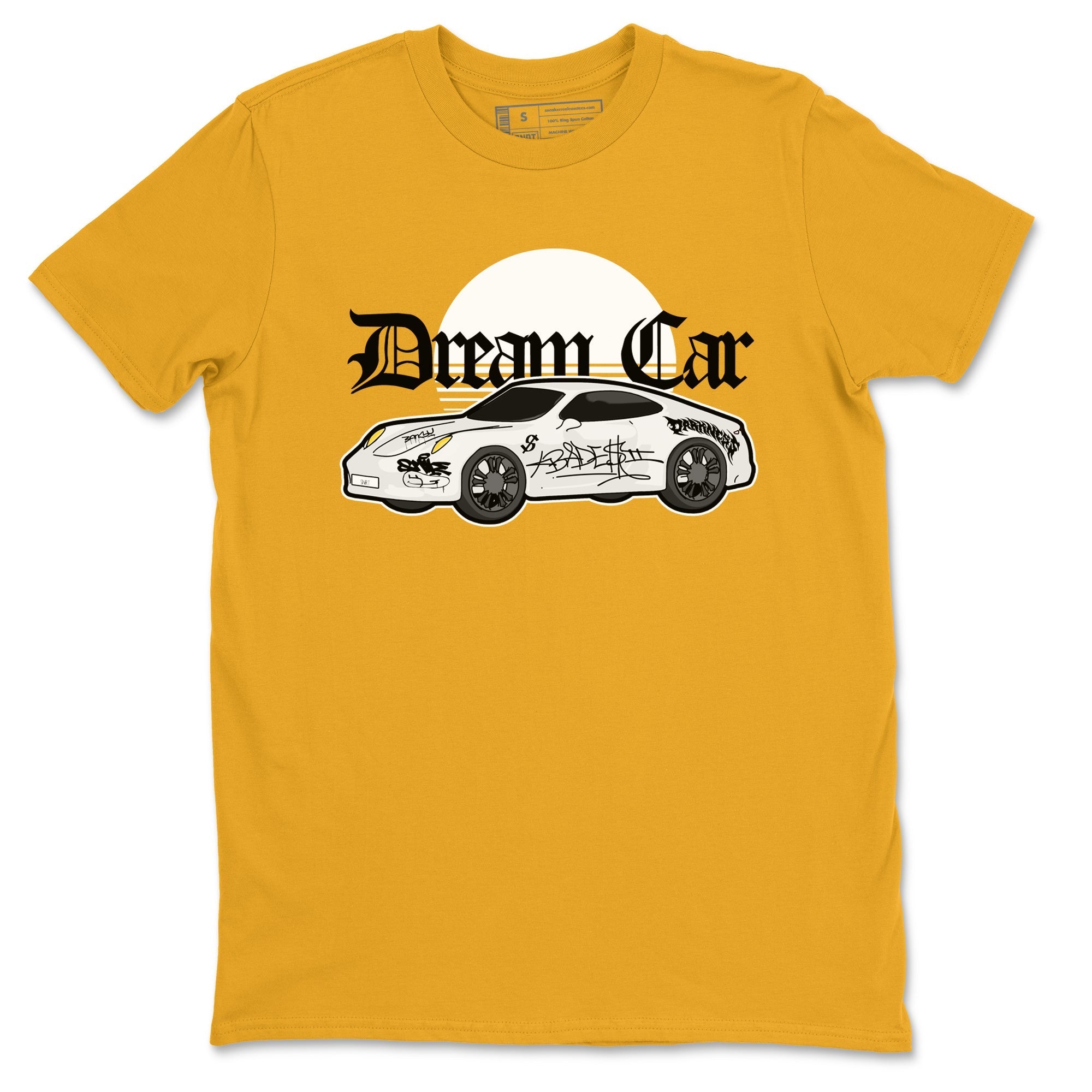 Dream Car snkmatch Tees - Air Jordan 1 Yellow Ochre