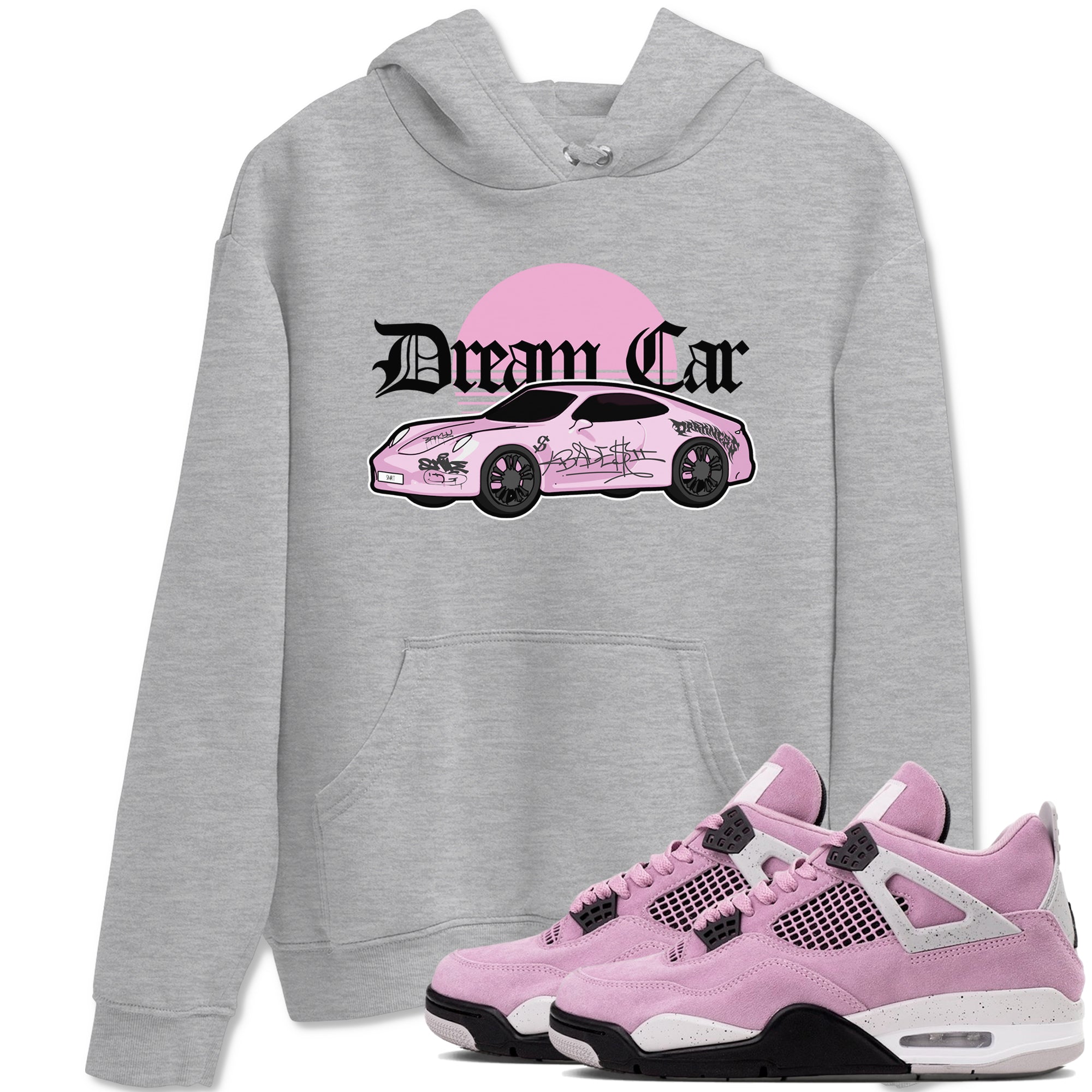 Dream Car snkmatch Tees - Air Jordan 4 Orchid