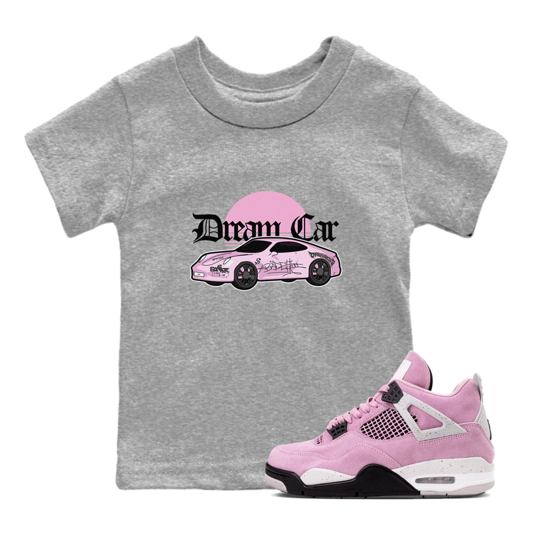 Dream Car snkmatch Tees Kids - Air Jordan 4 Orchid