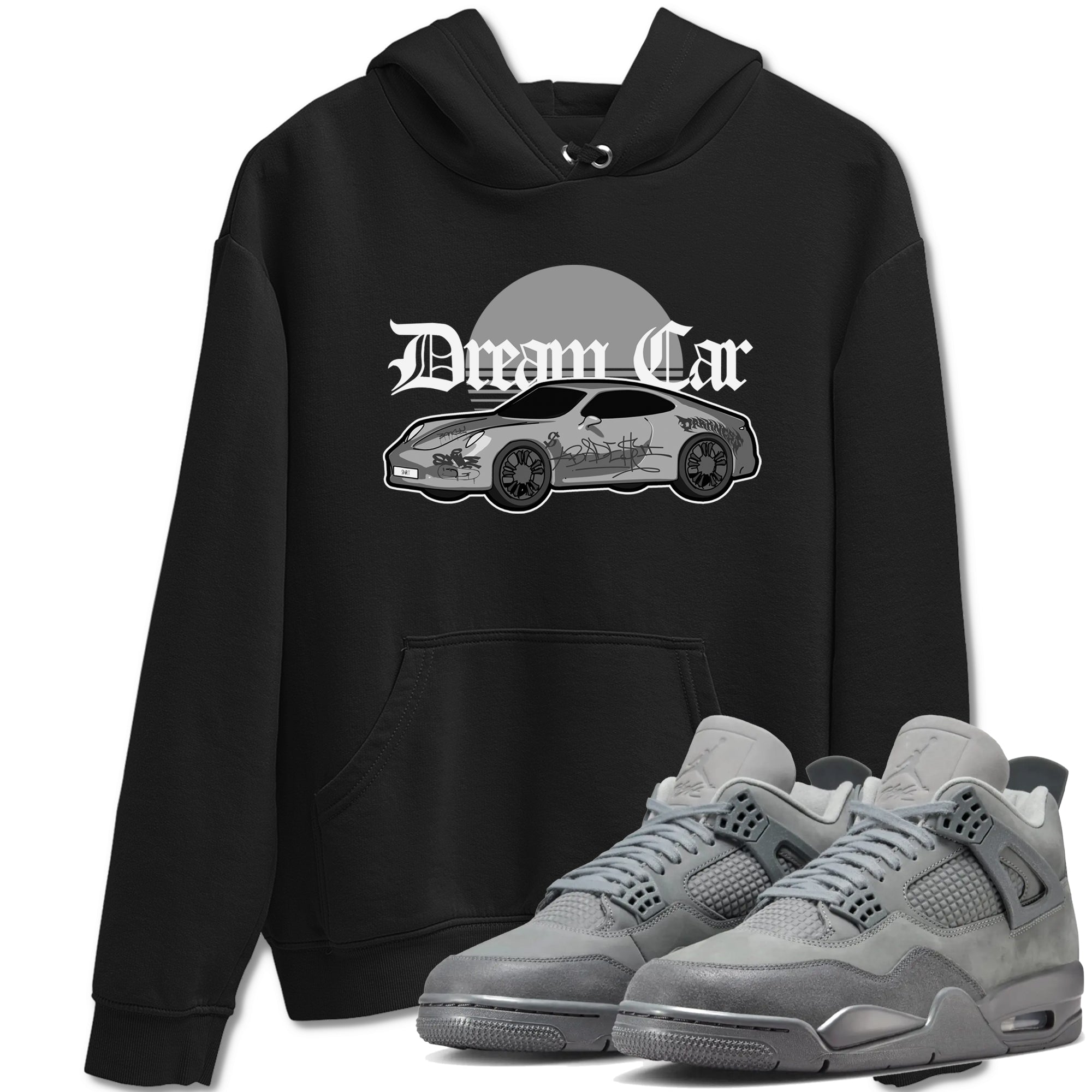 Dream Car snkmatch Tees - Air Jordan 4 Wet Cement