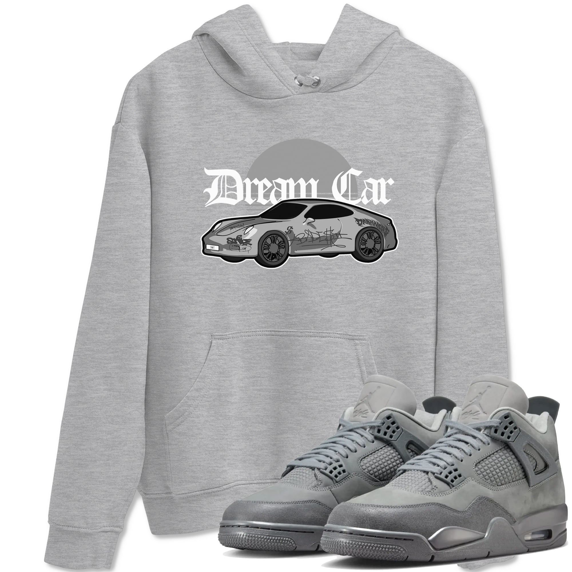 Dream Car snkmatch Tees - Air Jordan 4 Wet Cement