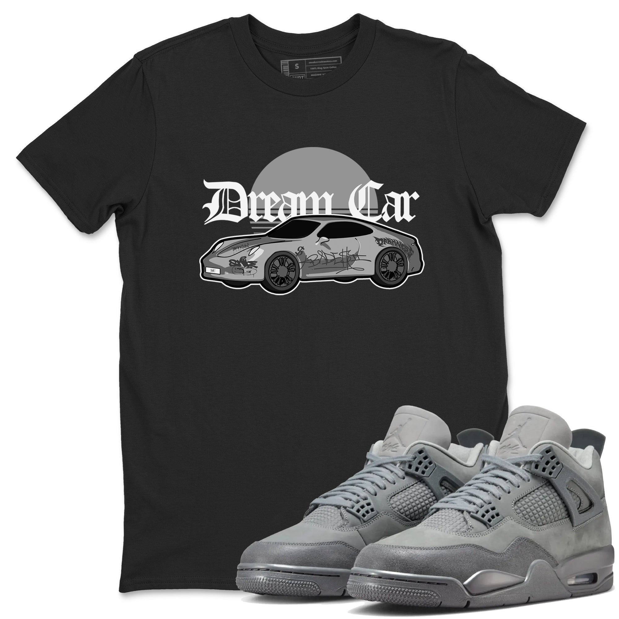 Dream Car snkmatch Tees - Air Jordan 4 Wet Cement