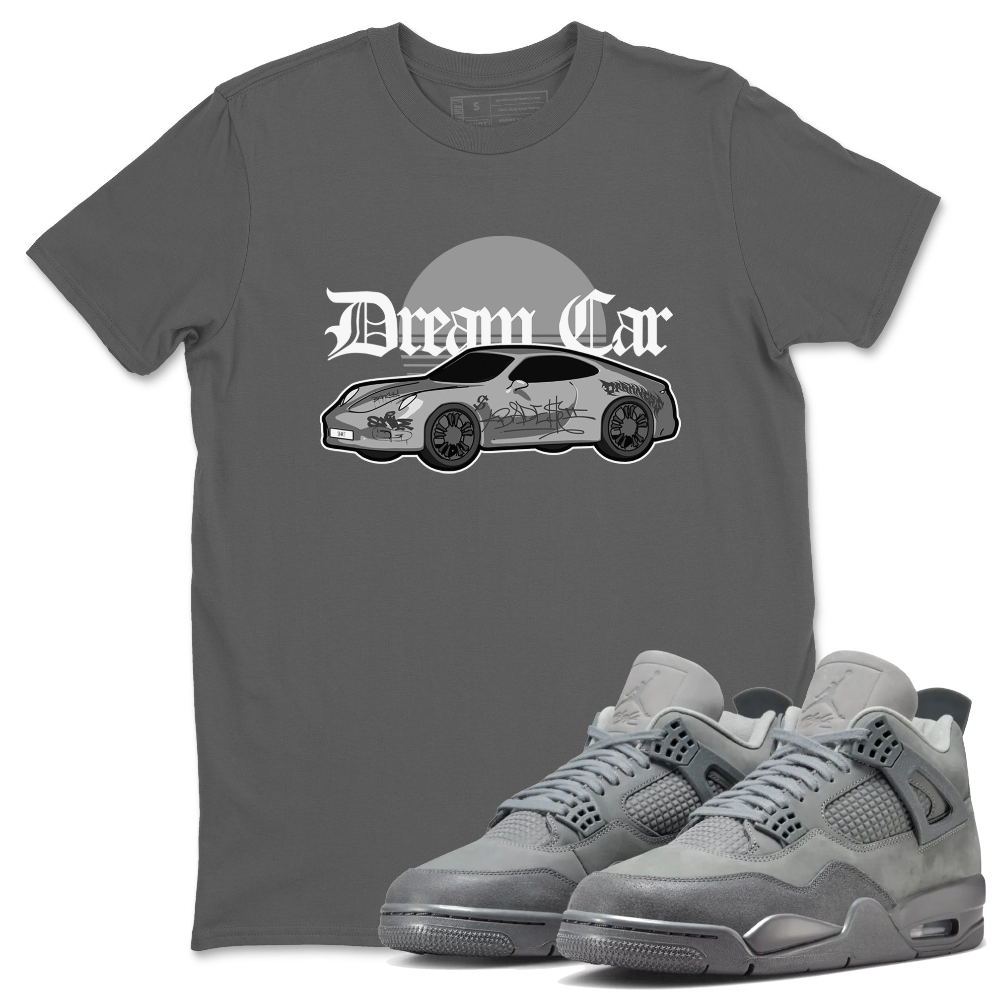 Dream Car snkmatch Tees - Air Jordan 4 Wet Cement