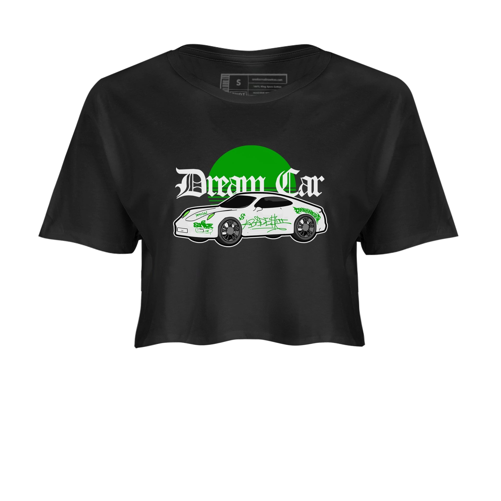Dream Car snkmatch Women's Top - Air Jordan 5 Lucky Green