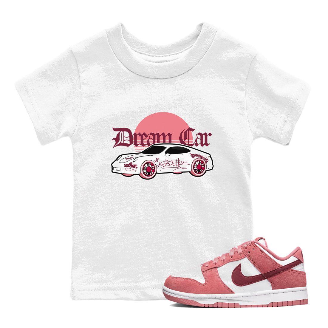 Dream Car snkmatch Tees Kids - Dunk Valentines Day 2024