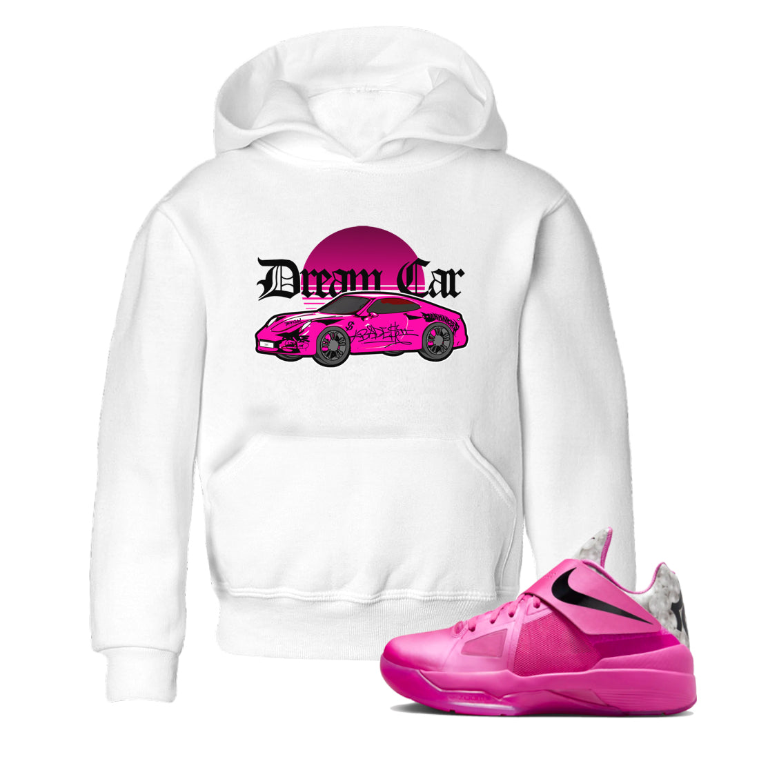Dream Car snkmatch Tees Kids - KD 4 Aunt Pearl
