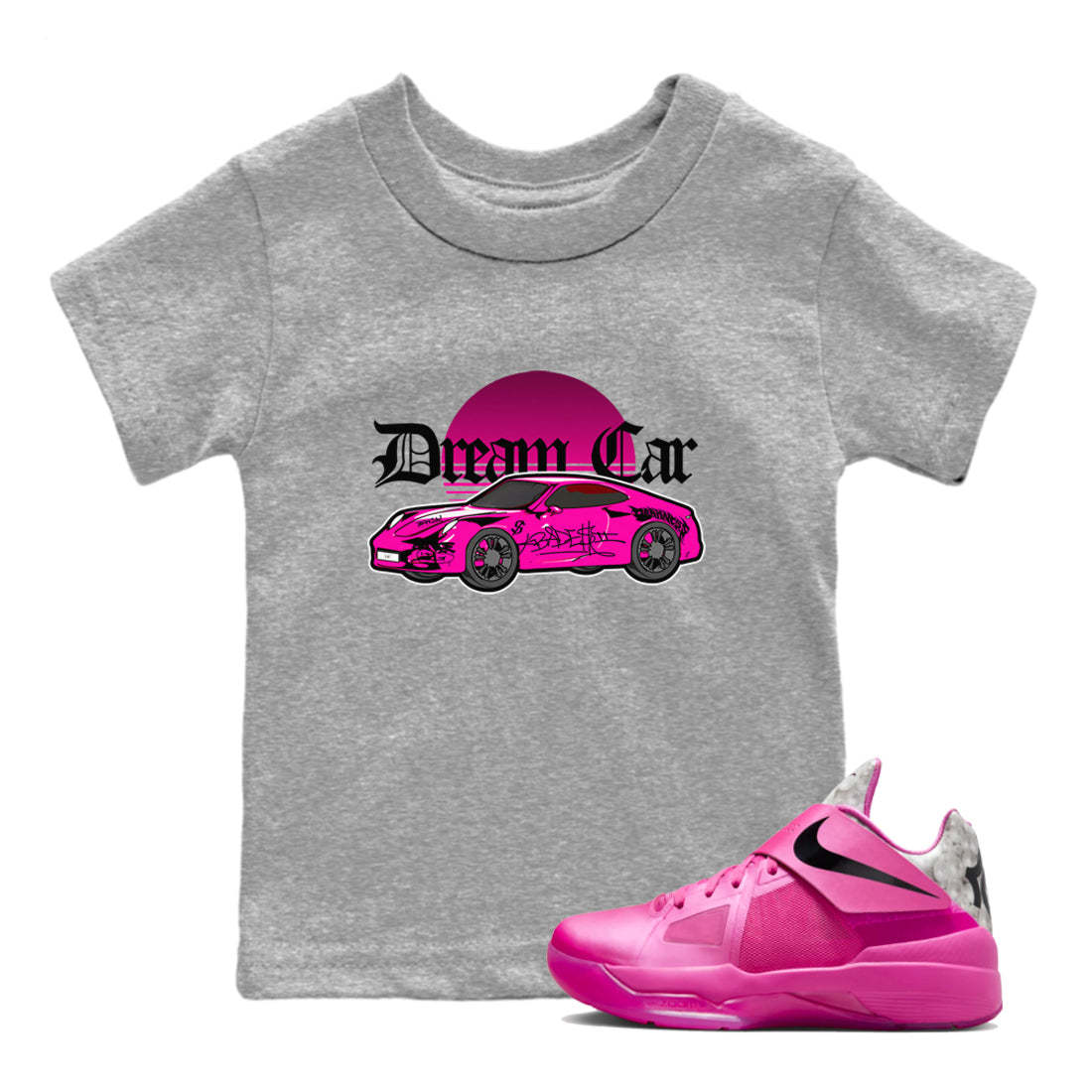 Dream Car snkmatch Tees Kids - KD 4 Aunt Pearl
